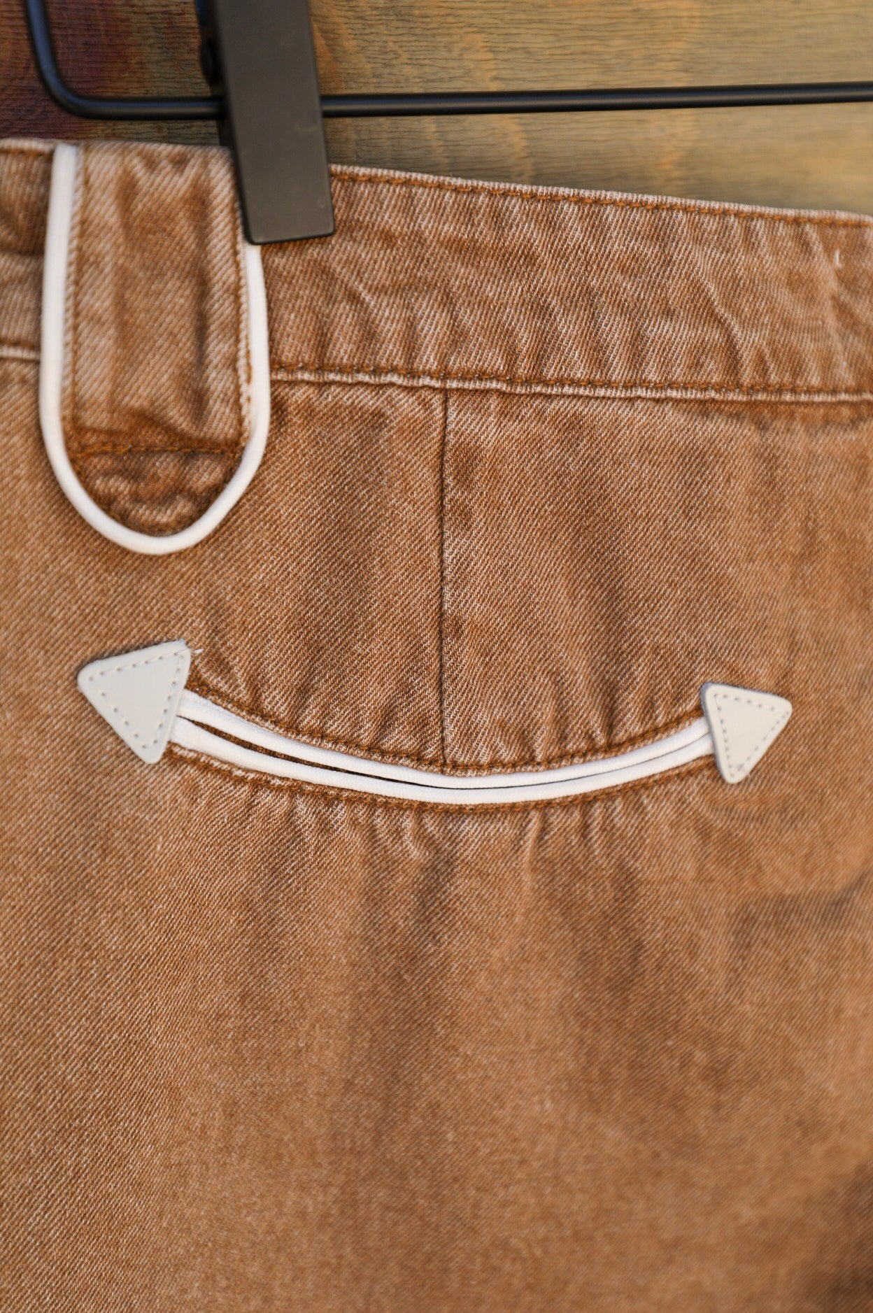 Arrow Denim Shorts-Shorts-Crooked Horn Company, Online Women's Fashion Boutique in San Tan Valley, Arizona 85140