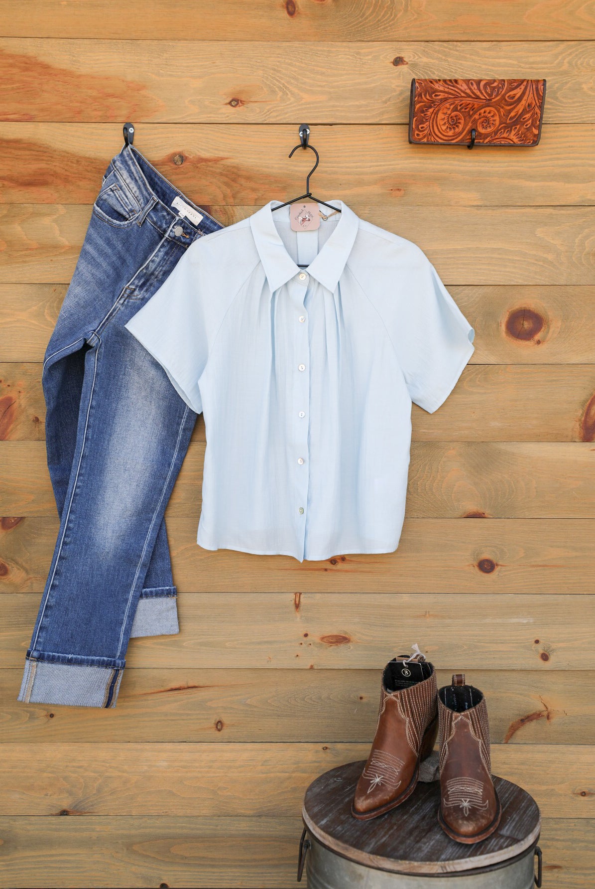 Big Piney Top-Shirts-Crooked Horn Company, Online Women's Fashion Boutique in San Tan Valley, Arizona 85140