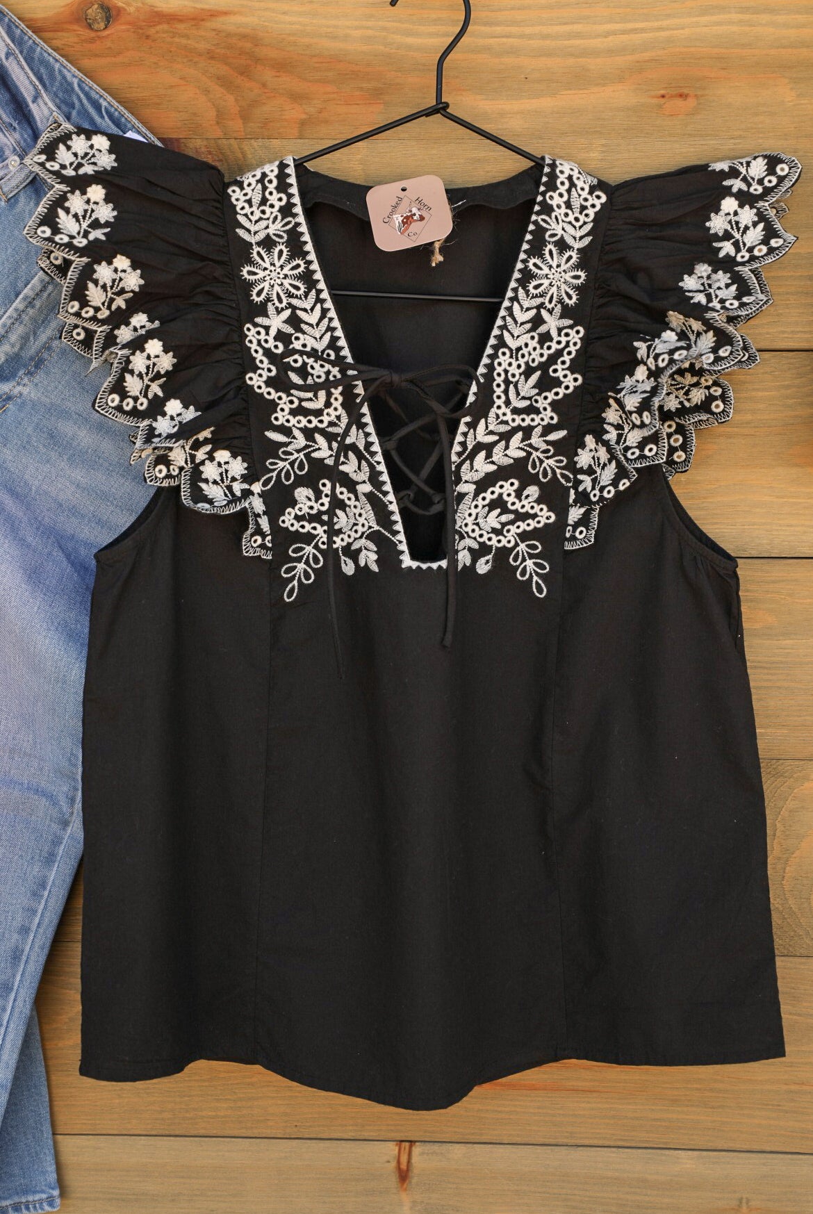 Billings Top-Shirts-Crooked Horn Company, Online Women's Fashion Boutique in San Tan Valley, Arizona 85140