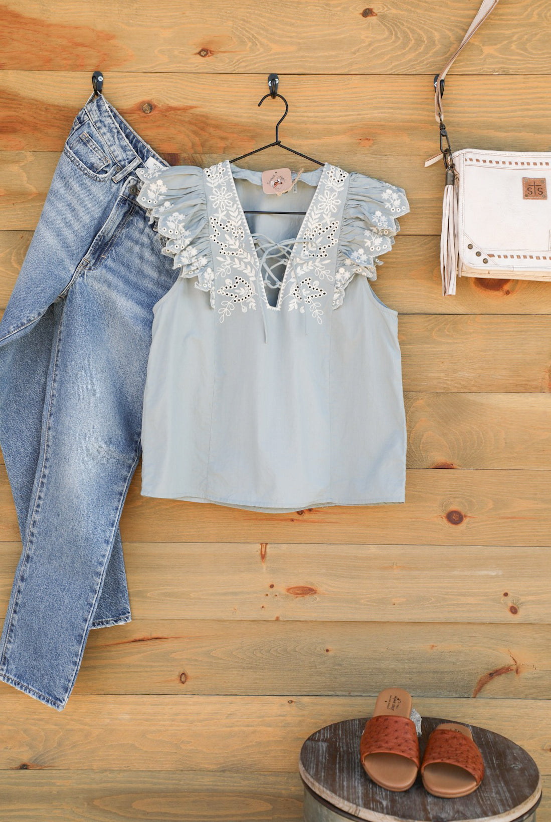 Billings Top-Shirts-Crooked Horn Company, Online Women's Fashion Boutique in San Tan Valley, Arizona 85140