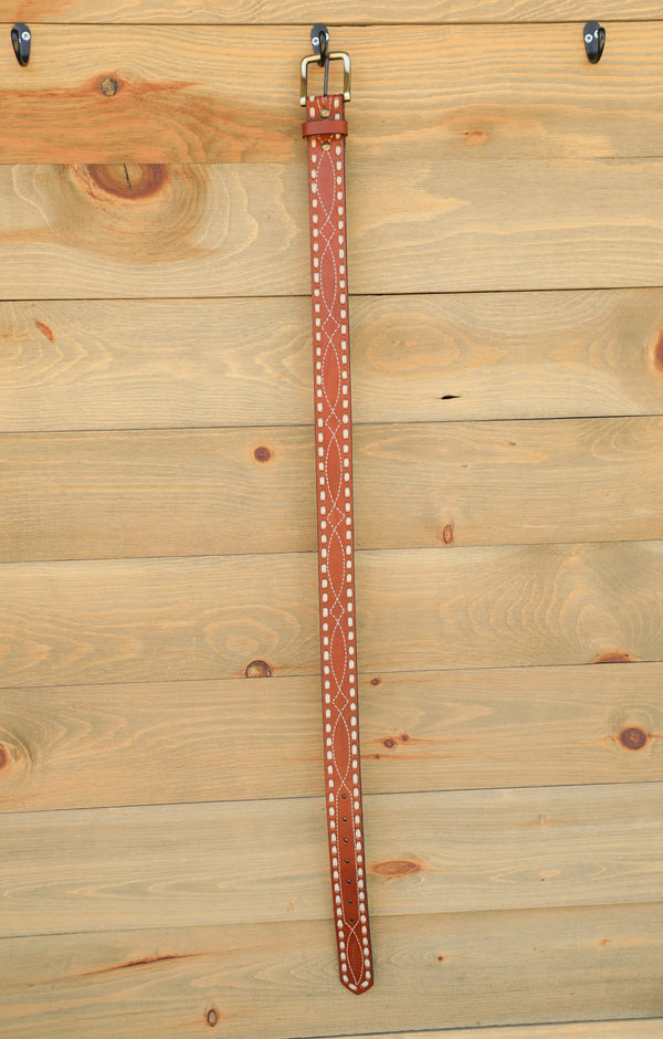 Buckstitch Belt-Accessories-Crooked Horn Company, Online Women's Fashion Boutique in San Tan Valley, Arizona 85140