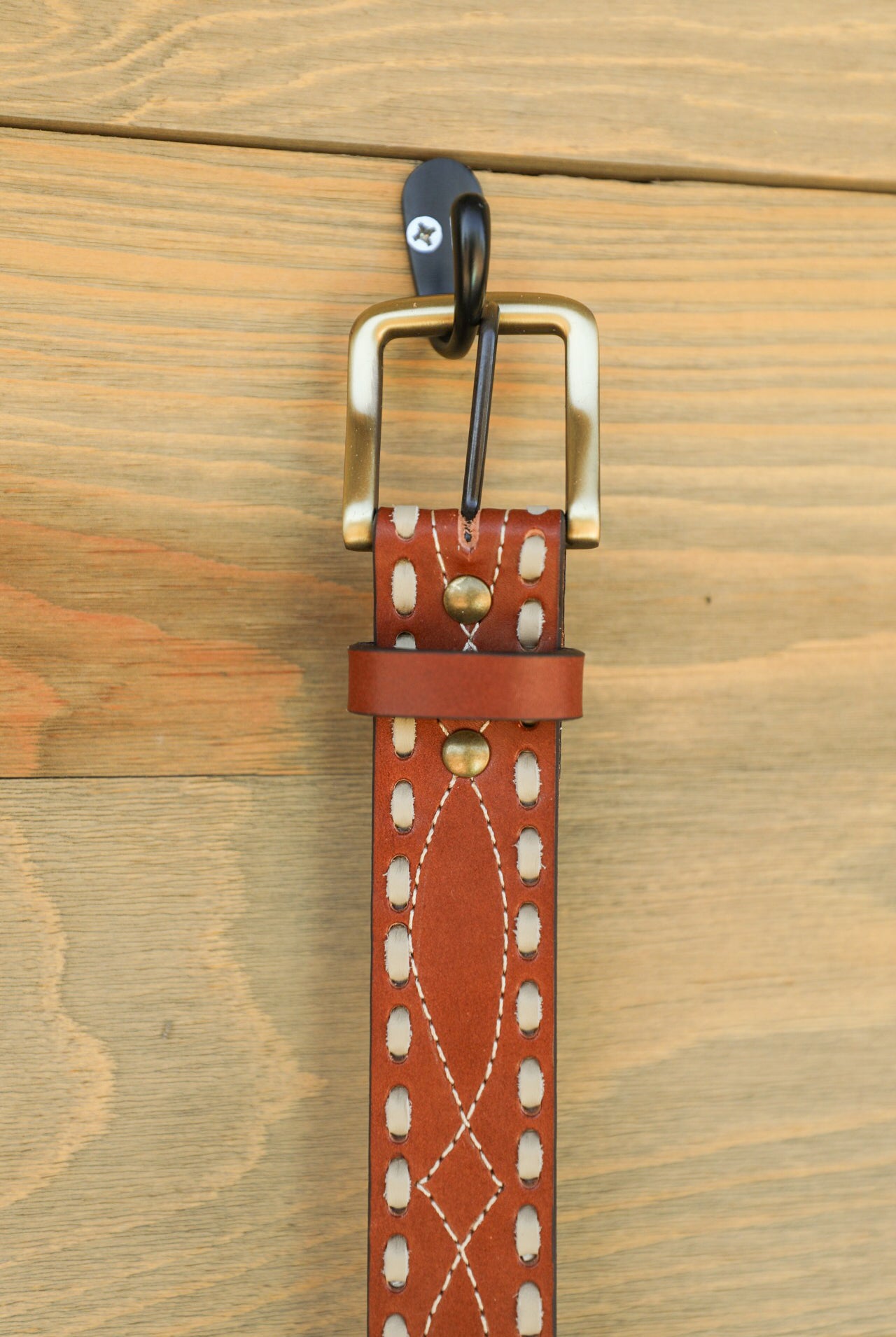 Buckstitch Belt-Accessories-Crooked Horn Company, Online Women's Fashion Boutique in San Tan Valley, Arizona 85140