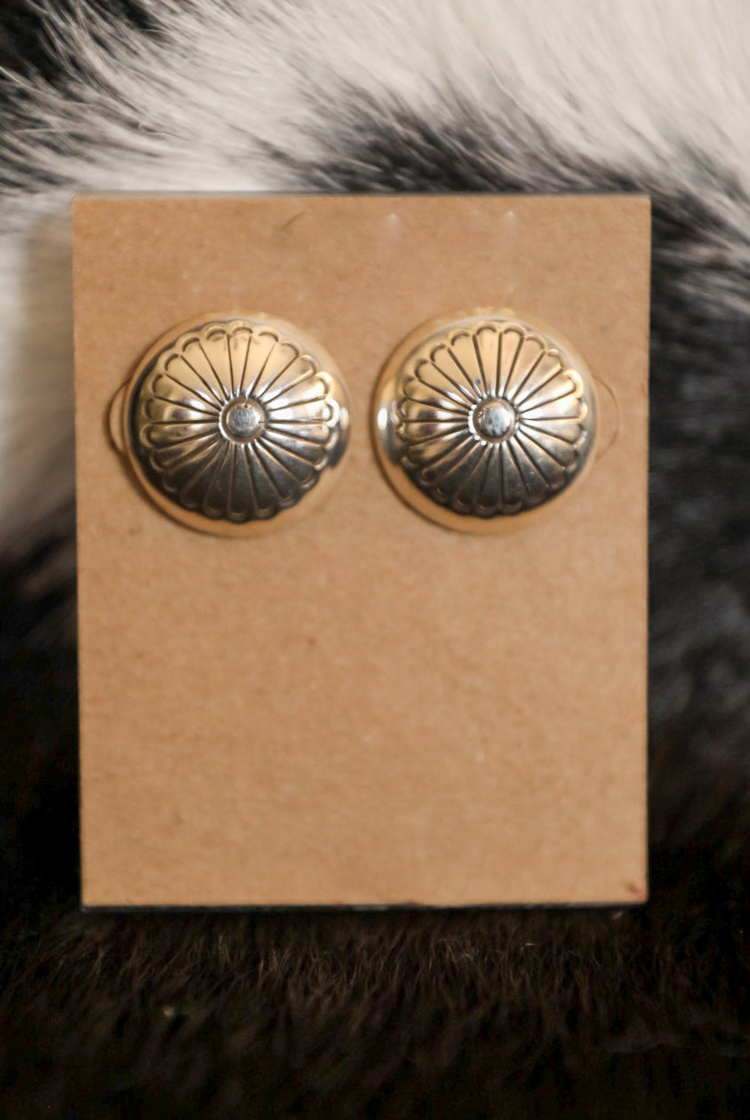 Burst Concho Earrings-Jewelry-Crooked Horn Company, Online Women's Fashion Boutique in San Tan Valley, Arizona 85140