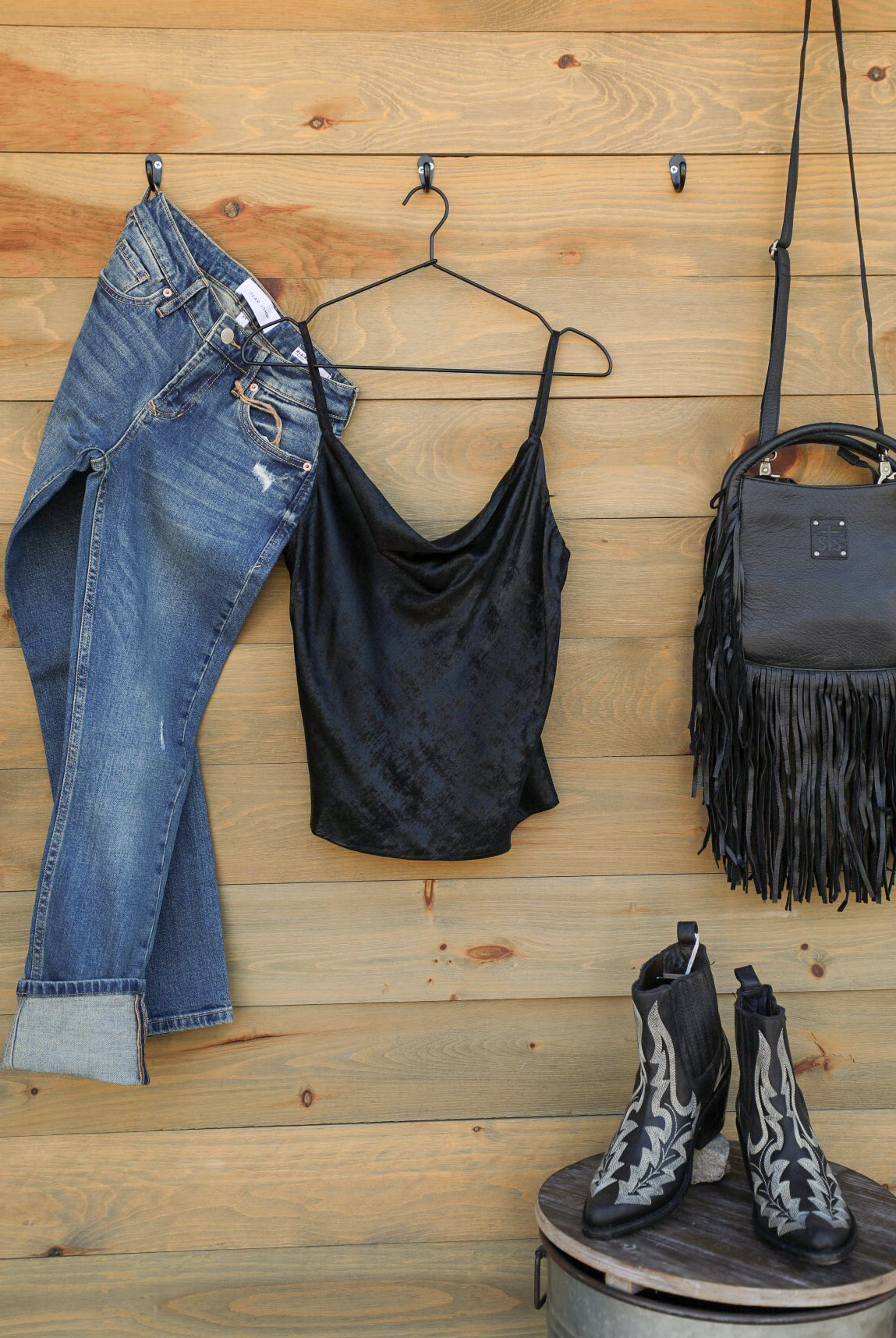 Clyde Park Cami Top-Shirts-Crooked Horn Company, Online Women's Fashion Boutique in San Tan Valley, Arizona 85140