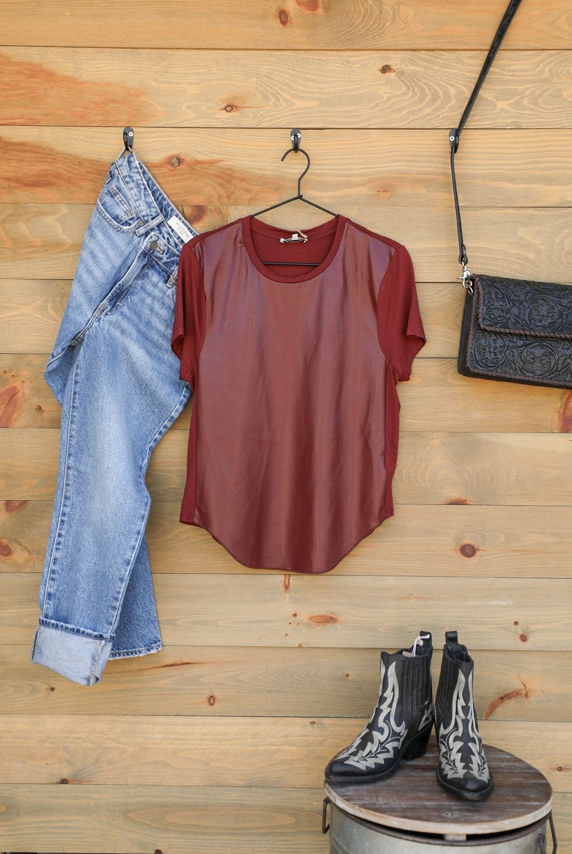 Elaina Top-Shirts-Crooked Horn Company, Online Women's Fashion Boutique in San Tan Valley, Arizona 85140