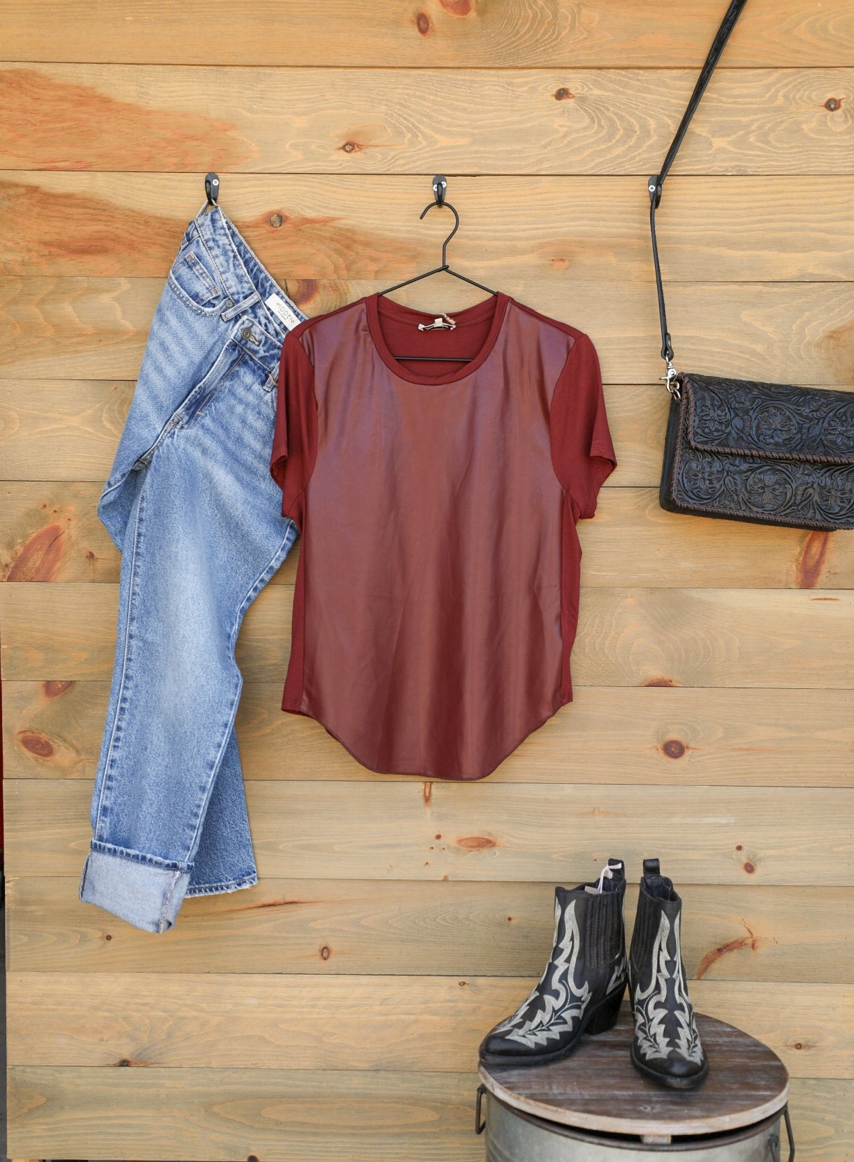 Elaina Top-Shirts-Crooked Horn Company, Online Women's Fashion Boutique in San Tan Valley, Arizona 85140