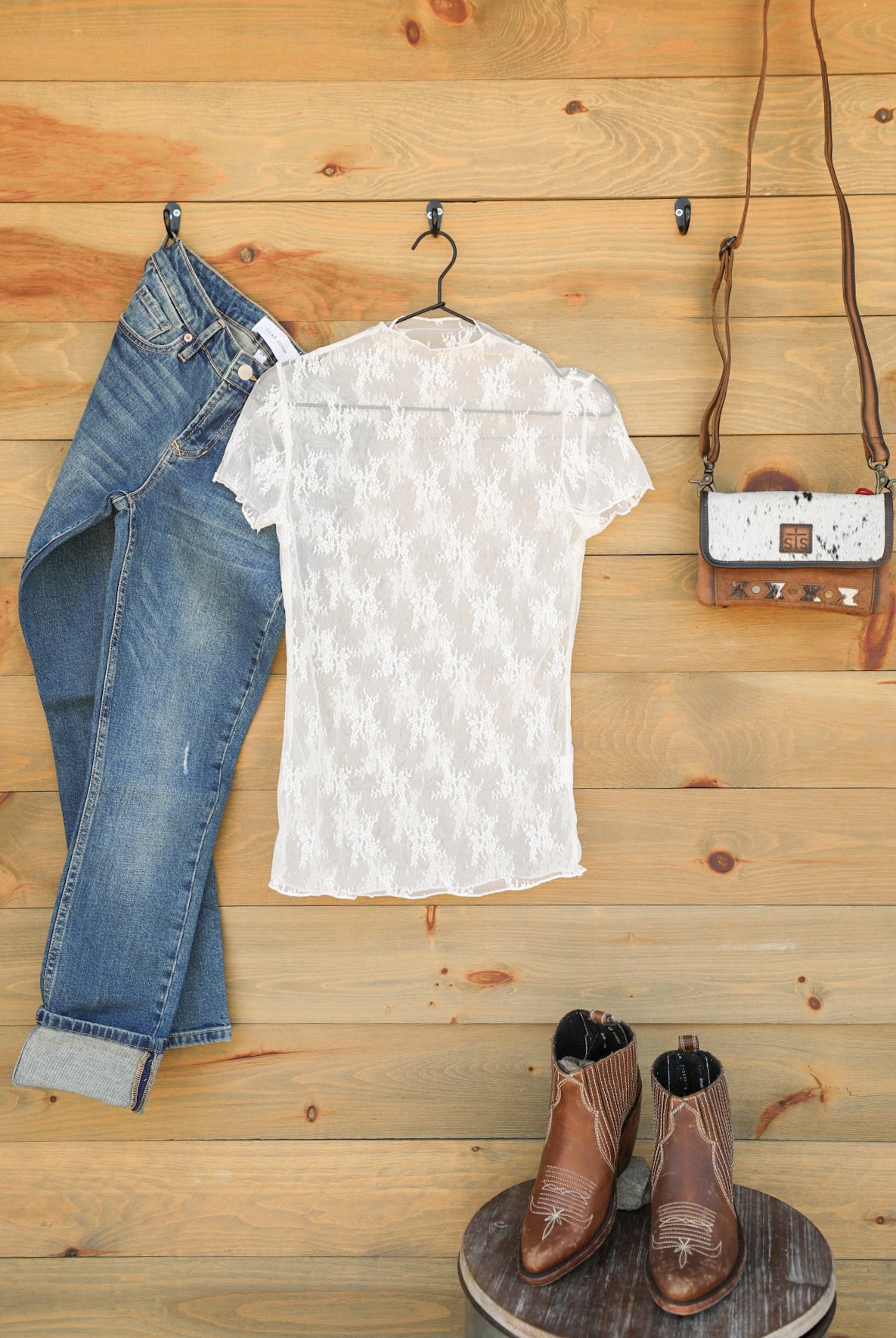 Fromberg Top-Shirts-Crooked Horn Company, Online Women's Fashion Boutique in San Tan Valley, Arizona 85140