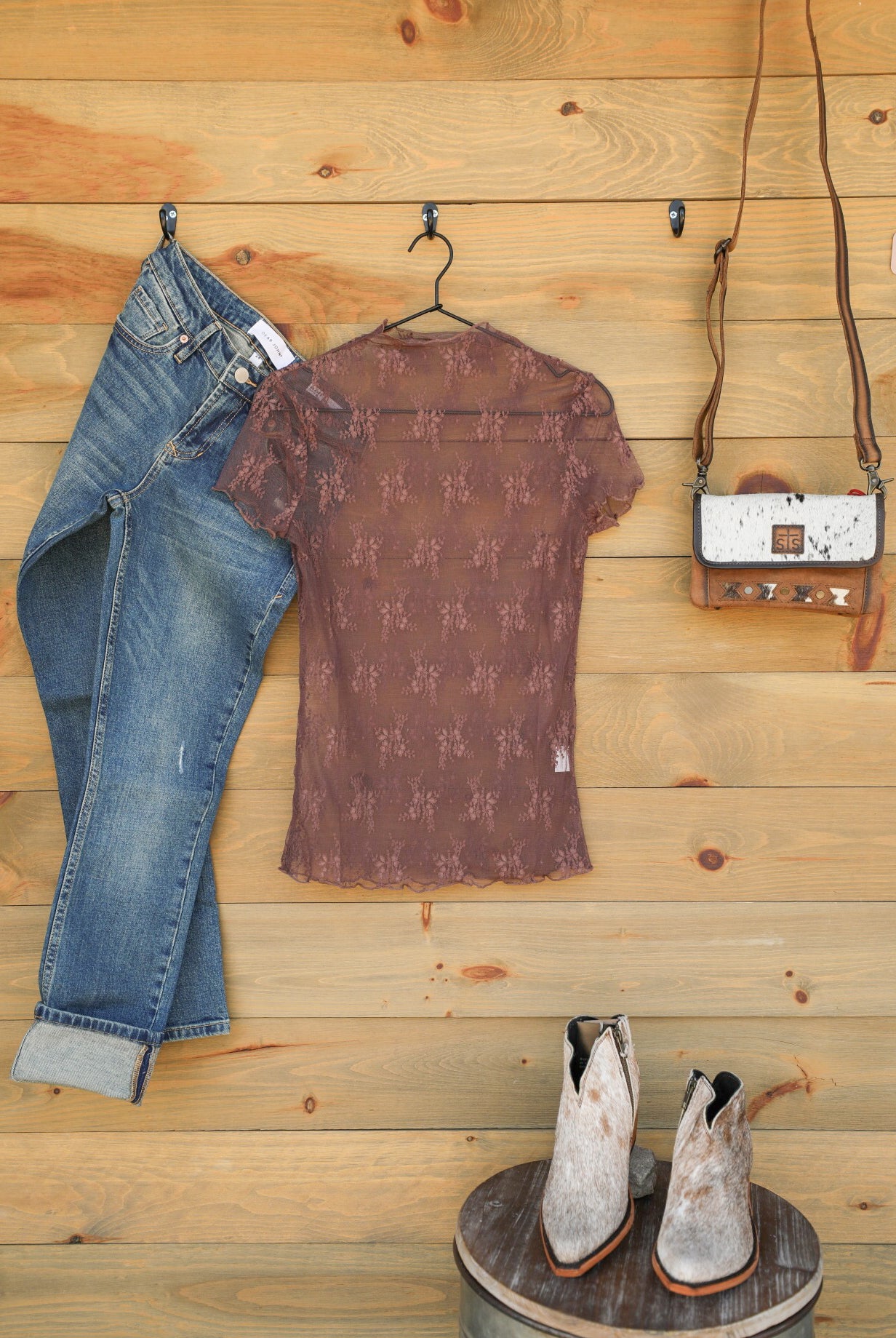 Fromberg Top-Shirts-Crooked Horn Company, Online Women's Fashion Boutique in San Tan Valley, Arizona 85140