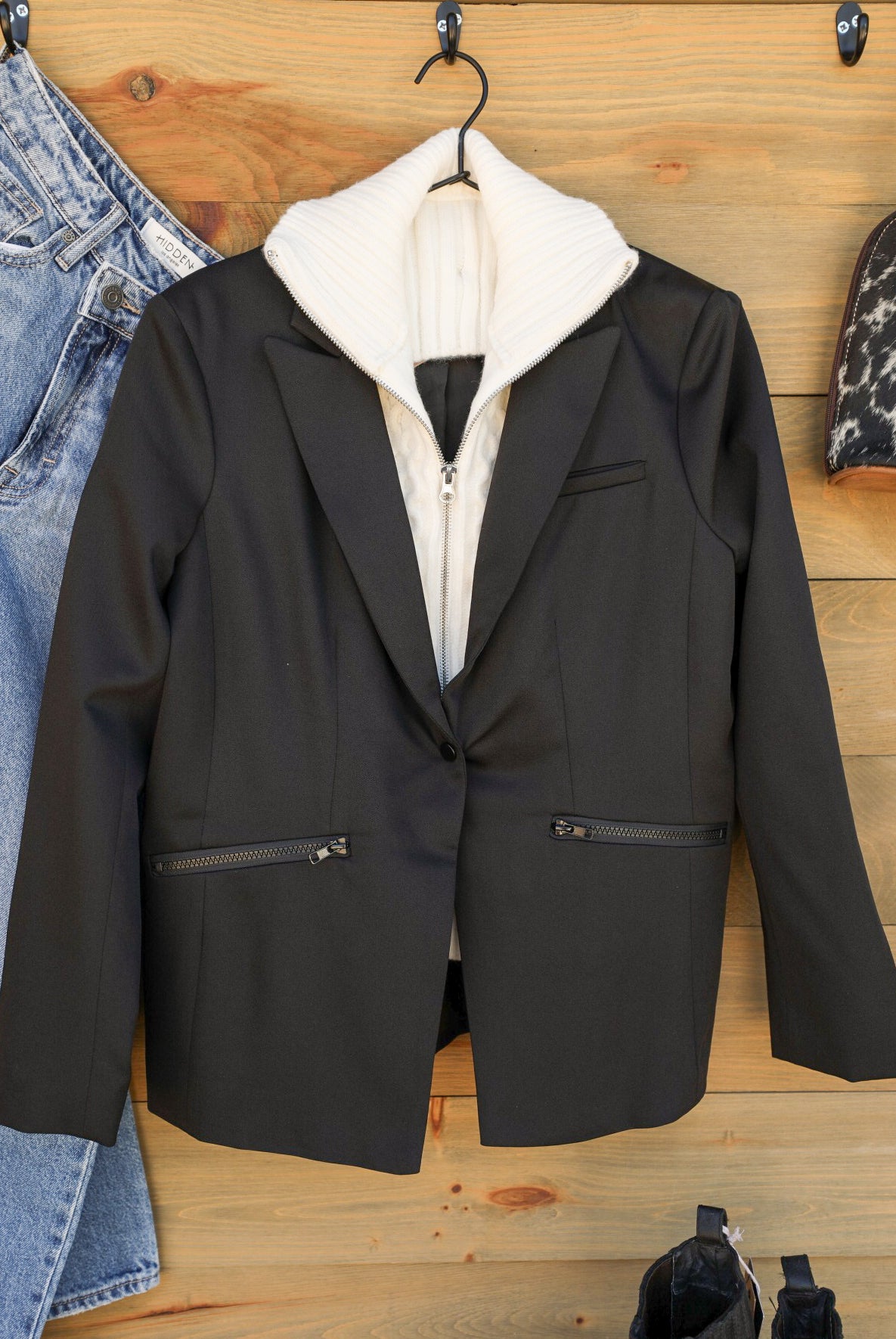 Geyser Blazer-Jacket-Crooked Horn Company, Online Women's Fashion Boutique in San Tan Valley, Arizona 85140