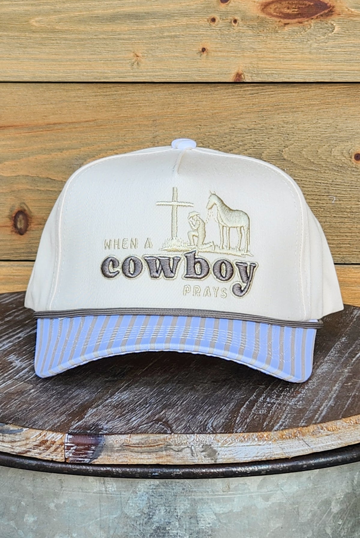 When a Cowboy Prays Hat-Accessories-Crooked Horn Company, Online Women's Fashion Boutique in San Tan Valley, Arizona 85140