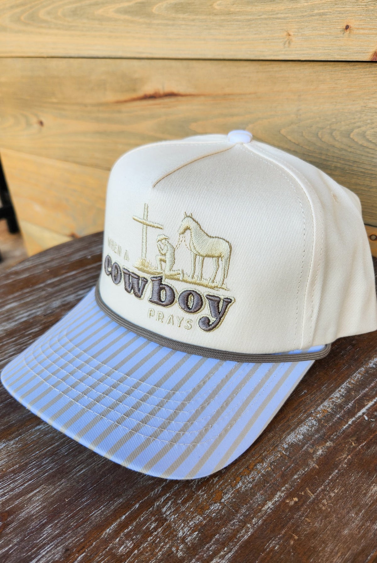 When a Cowboy Prays Hat-Accessories-Crooked Horn Company, Online Women's Fashion Boutique in San Tan Valley, Arizona 85140
