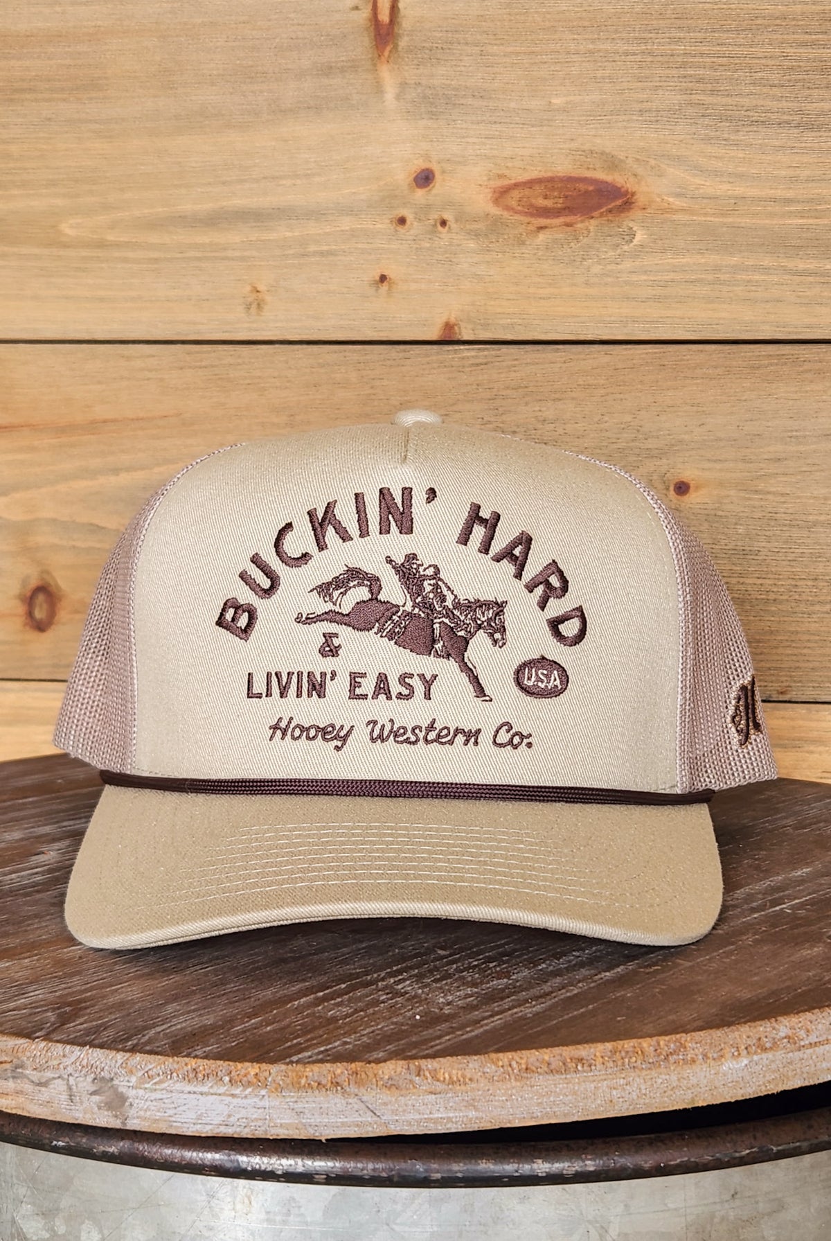 Buck Hard Tan Hat-Accessories-Crooked Horn Company, Online Women's Fashion Boutique in San Tan Valley, Arizona 85140