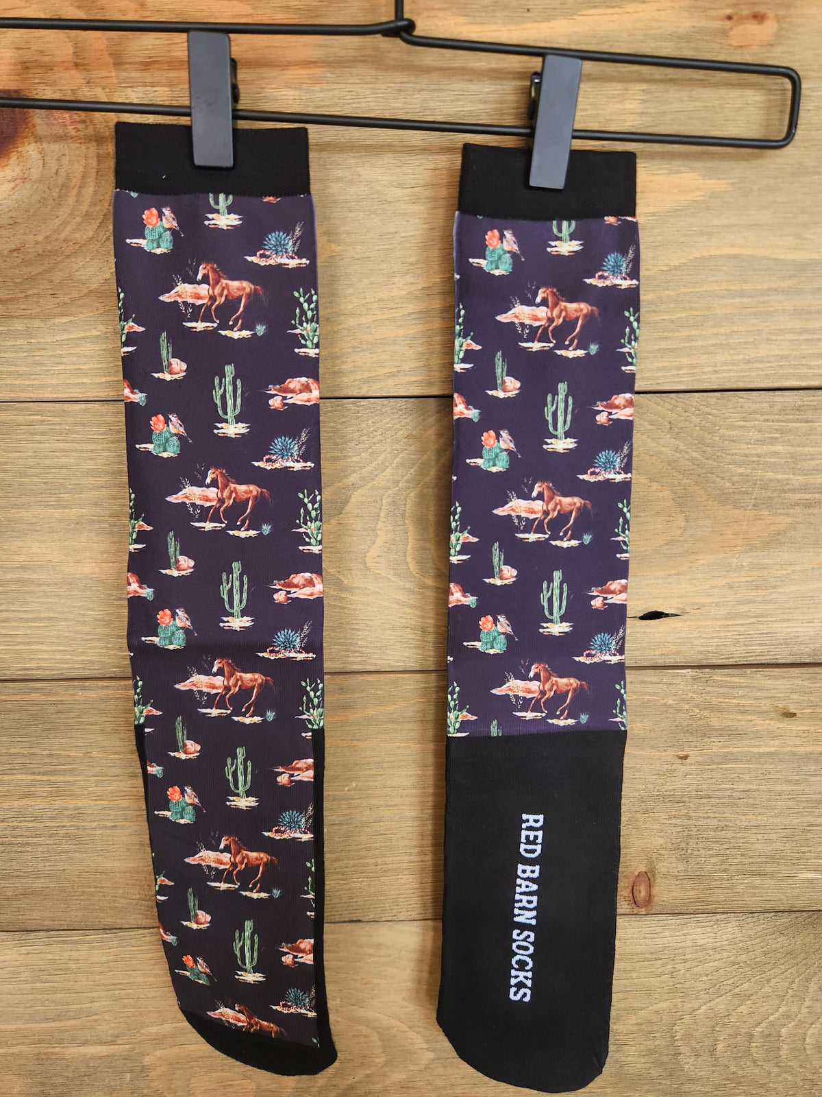 Canyon Cactus Nights Socks-Accessories-Crooked Horn Company, Online Women's Fashion Boutique in San Tan Valley, Arizona 85140