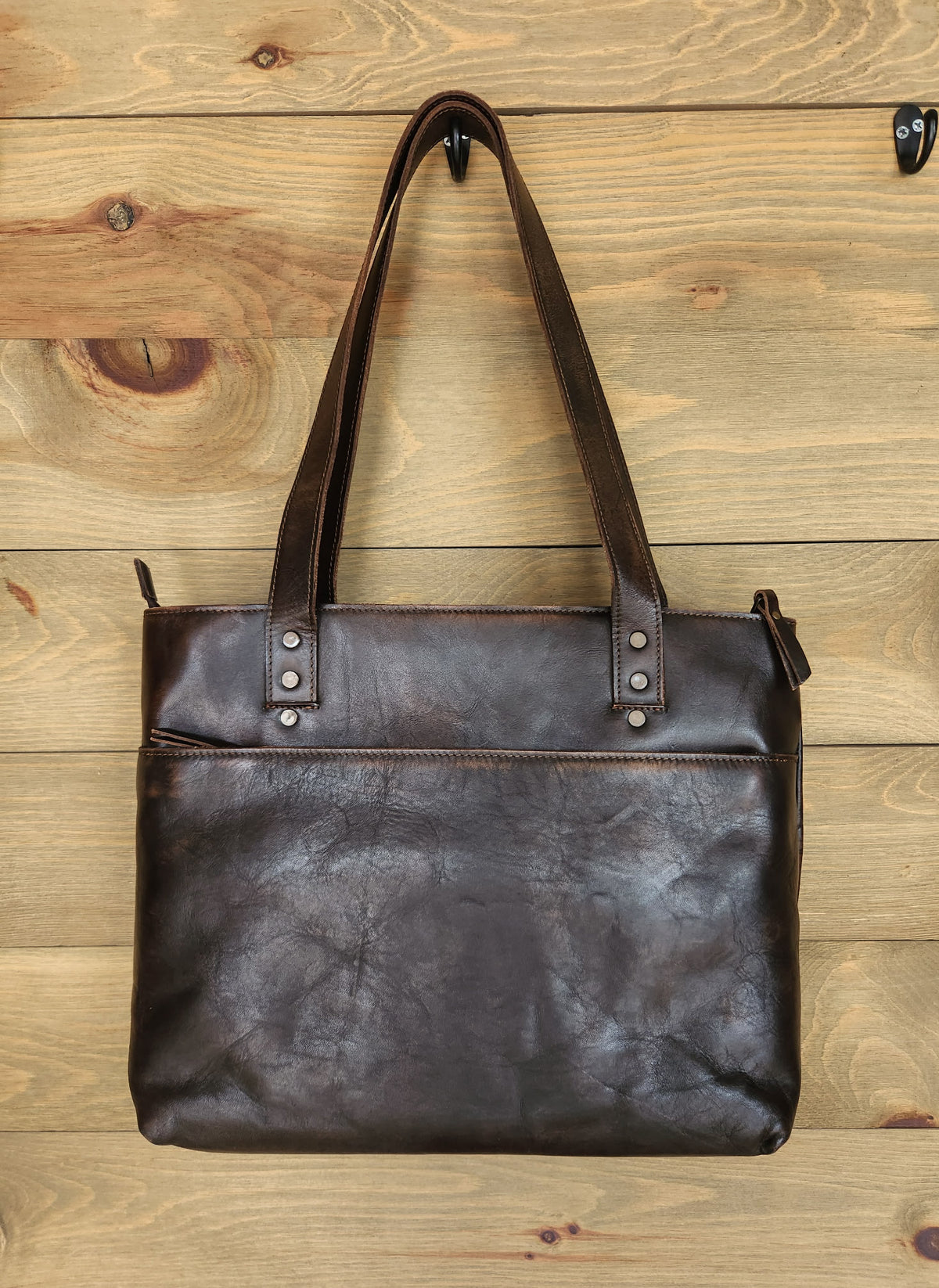 Bandera Chocolate Tote-Purses/Bags-Crooked Horn Company, Online Women's Fashion Boutique in San Tan Valley, Arizona 85140