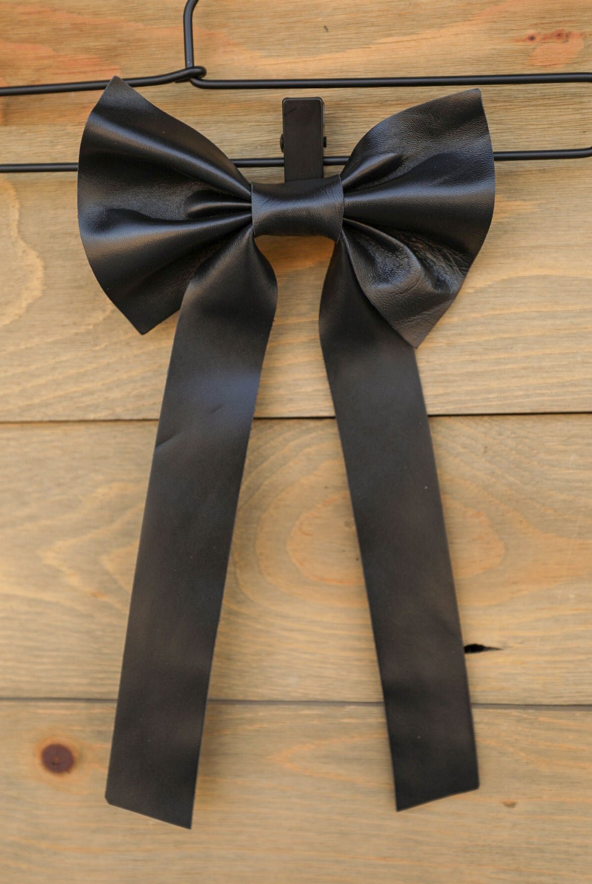 Leather Bow-Accessories-Crooked Horn Company, Online Women's Fashion Boutique in San Tan Valley, Arizona 85140