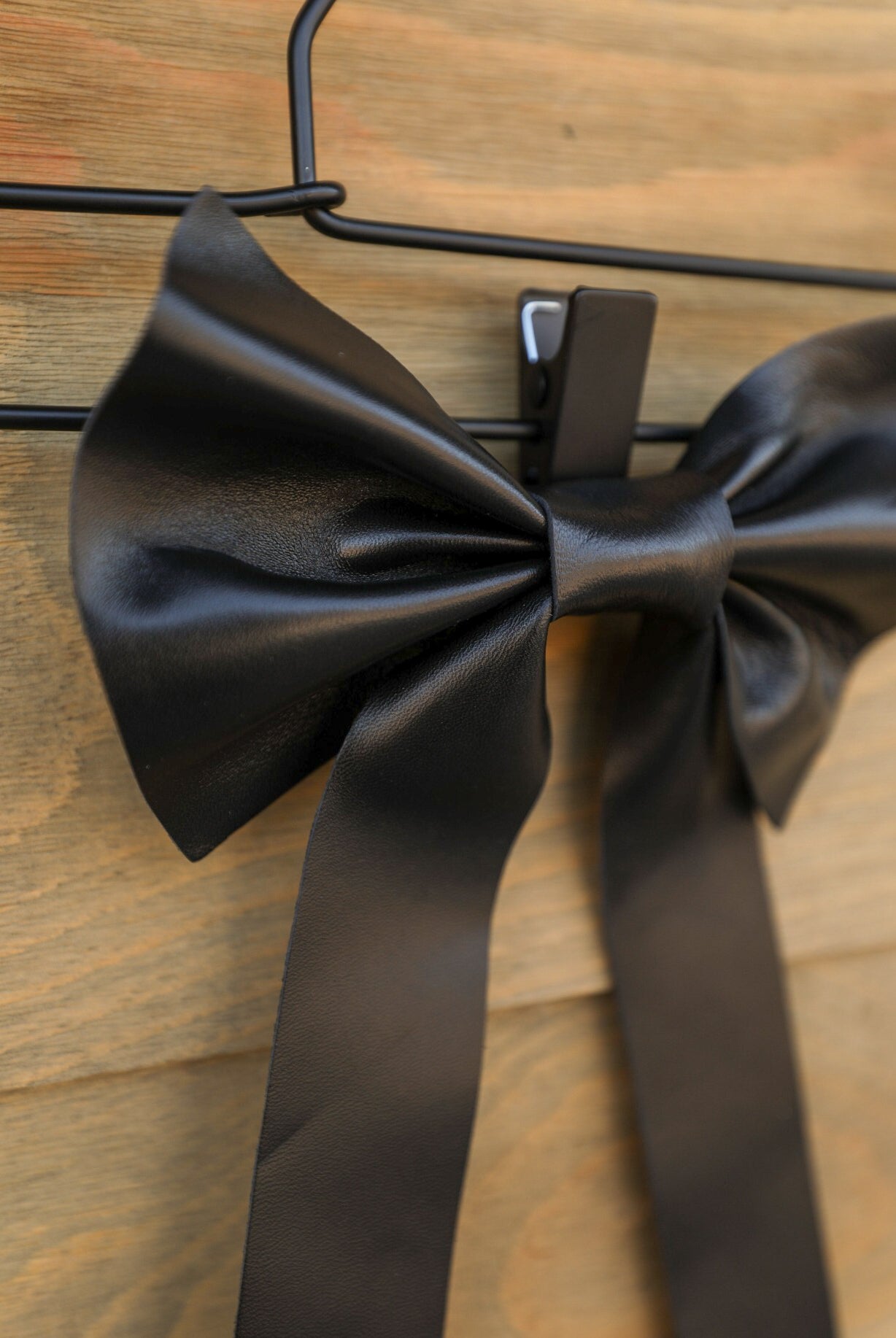 Leather Bow-Accessories-Crooked Horn Company, Online Women's Fashion Boutique in San Tan Valley, Arizona 85140