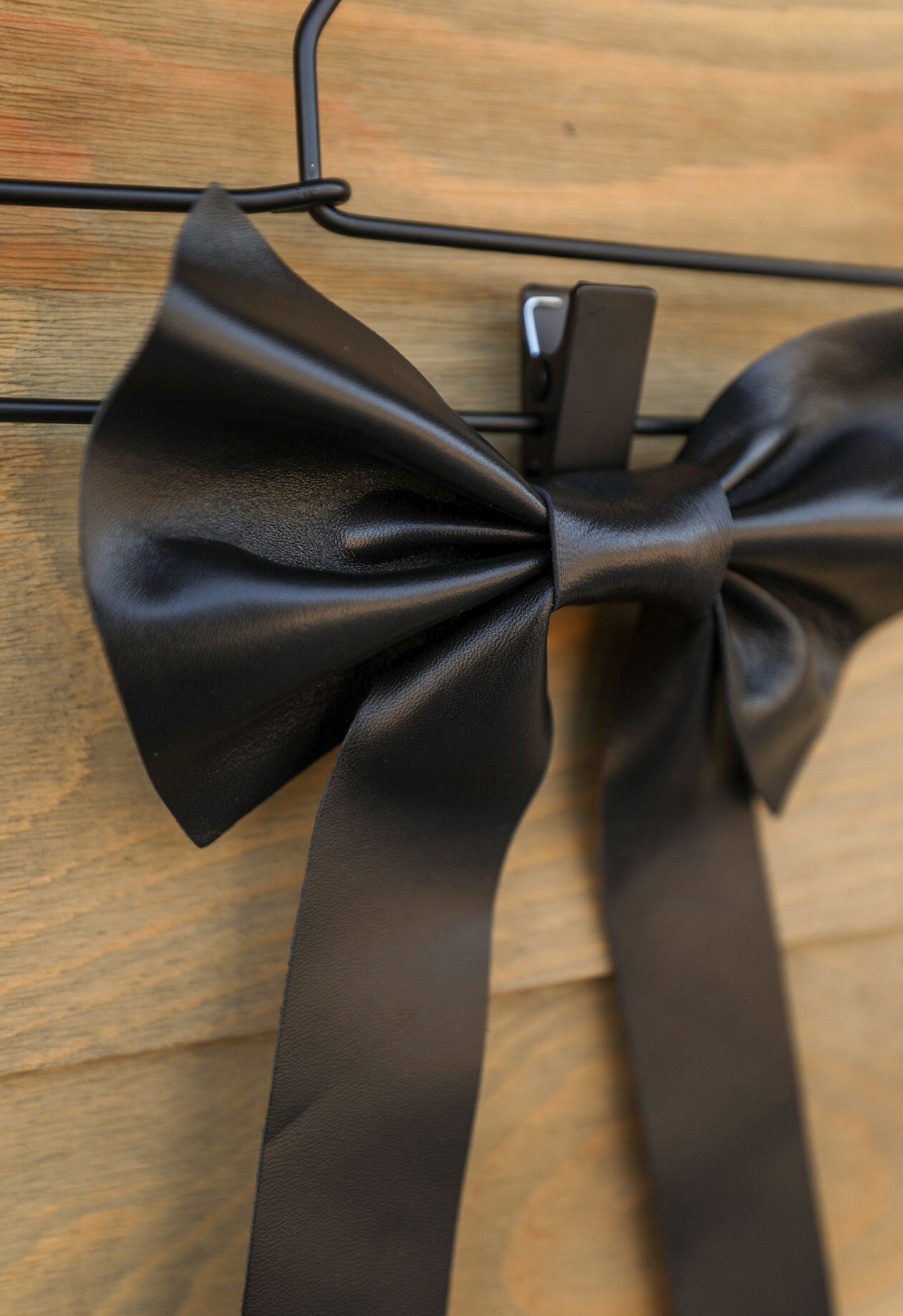 Leather Bow-Accessories-Crooked Horn Company, Online Women's Fashion Boutique in San Tan Valley, Arizona 85140