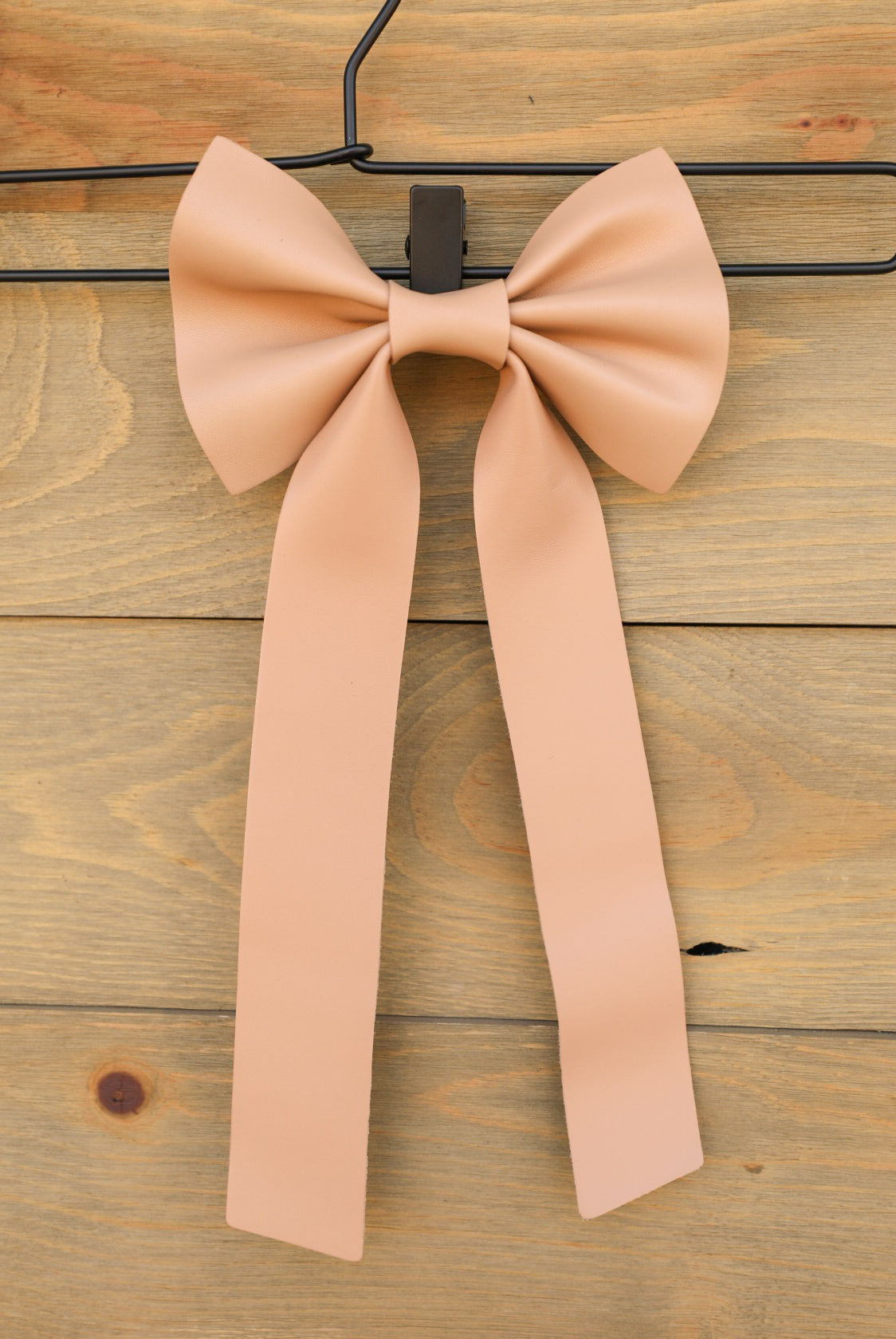 Leather Bow-Accessories-Crooked Horn Company, Online Women's Fashion Boutique in San Tan Valley, Arizona 85140