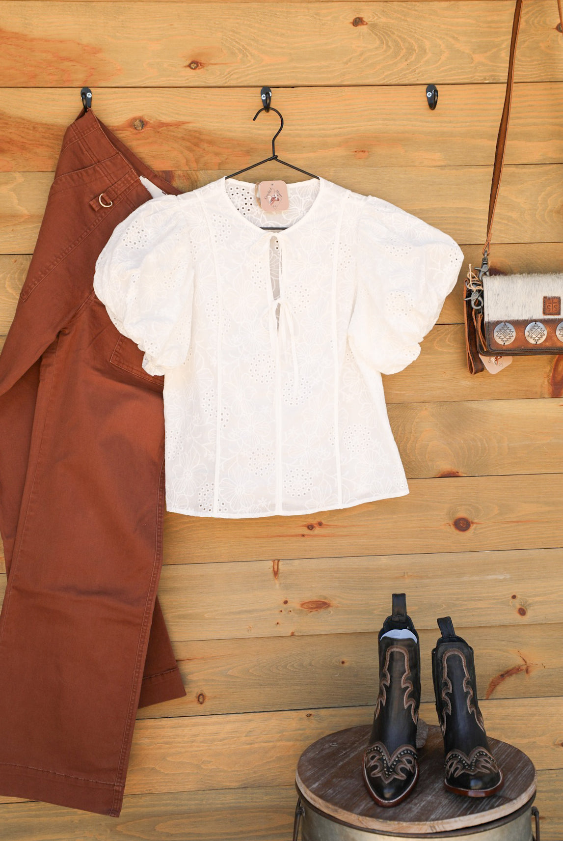 Medicine Bow Top-Shirts-Crooked Horn Company, Online Women's Fashion Boutique in San Tan Valley, Arizona 85140