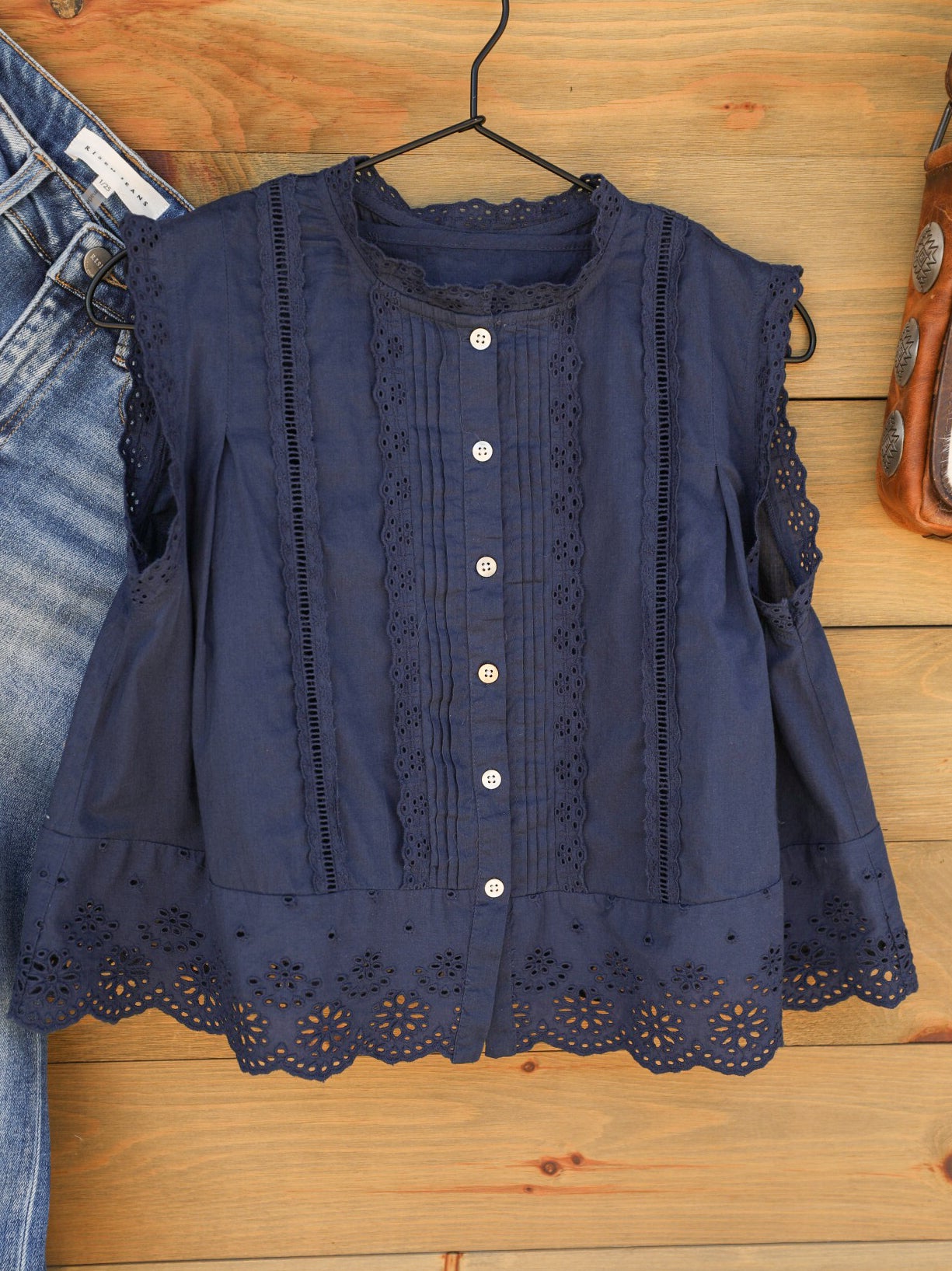 Mills Top-Shirts-Crooked Horn Company, Online Women's Fashion Boutique in San Tan Valley, Arizona 85140