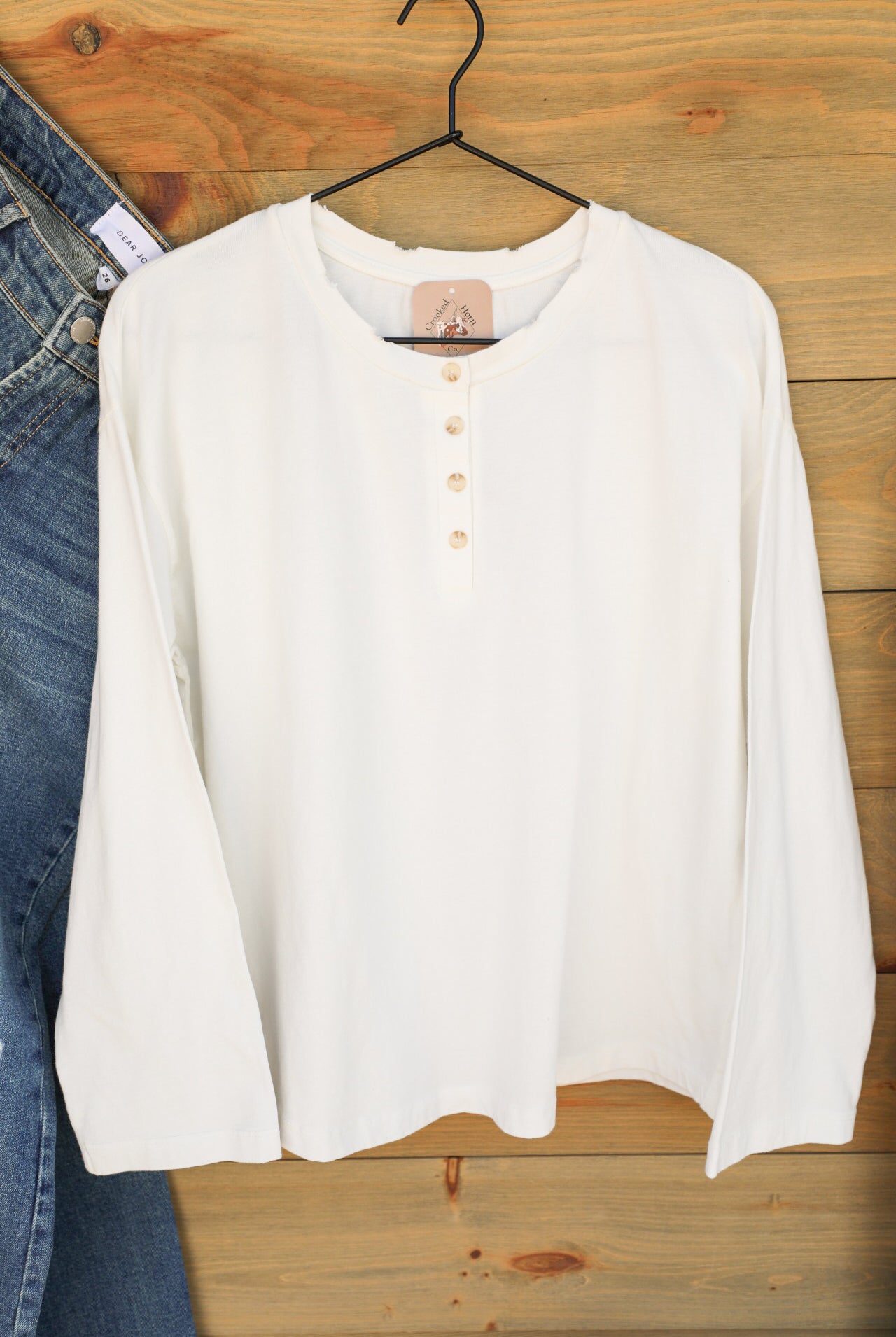 Roundup Top-Shirts-Crooked Horn Company, Online Women's Fashion Boutique in San Tan Valley, Arizona 85140