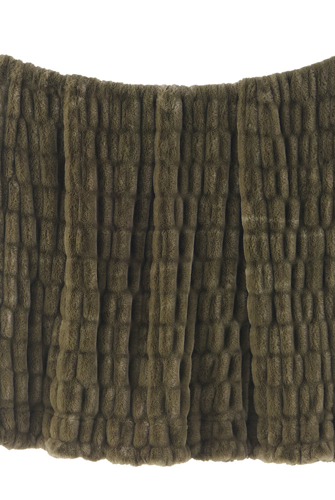 Ruched Rabbit Throw-Home Goods-Crooked Horn Company, Online Women's Fashion Boutique in San Tan Valley, Arizona 85140