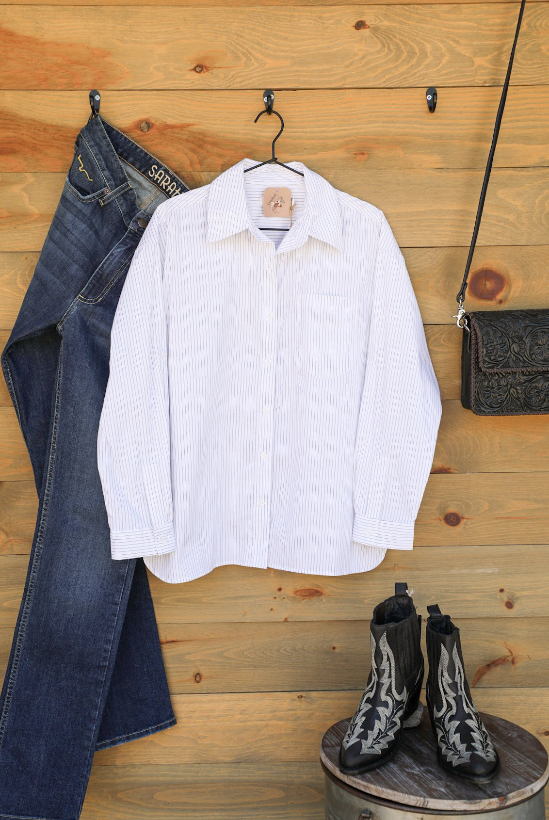 The Annalise Top-Shirts-Crooked Horn Company, Online Women's Fashion Boutique in San Tan Valley, Arizona 85140