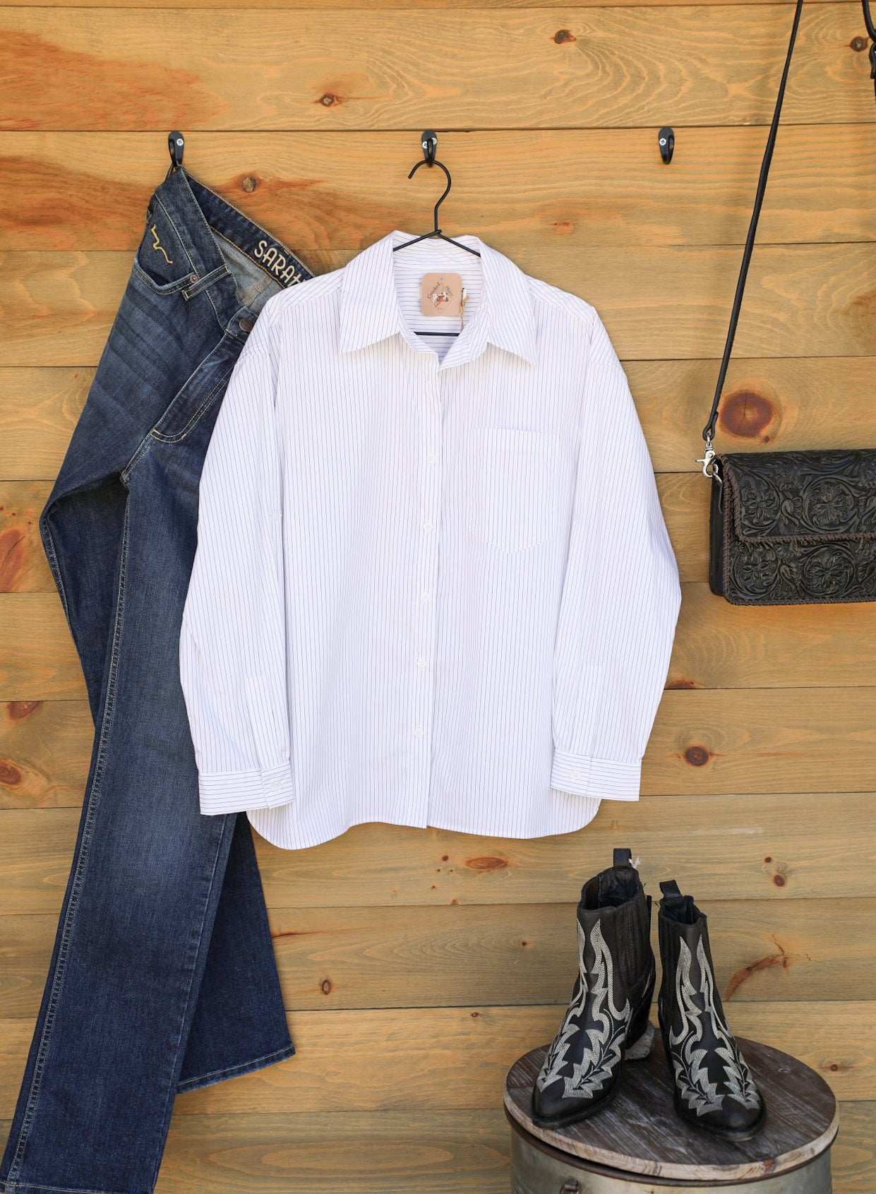 The Annalise Top-Shirts-Crooked Horn Company, Online Women's Fashion Boutique in San Tan Valley, Arizona 85140