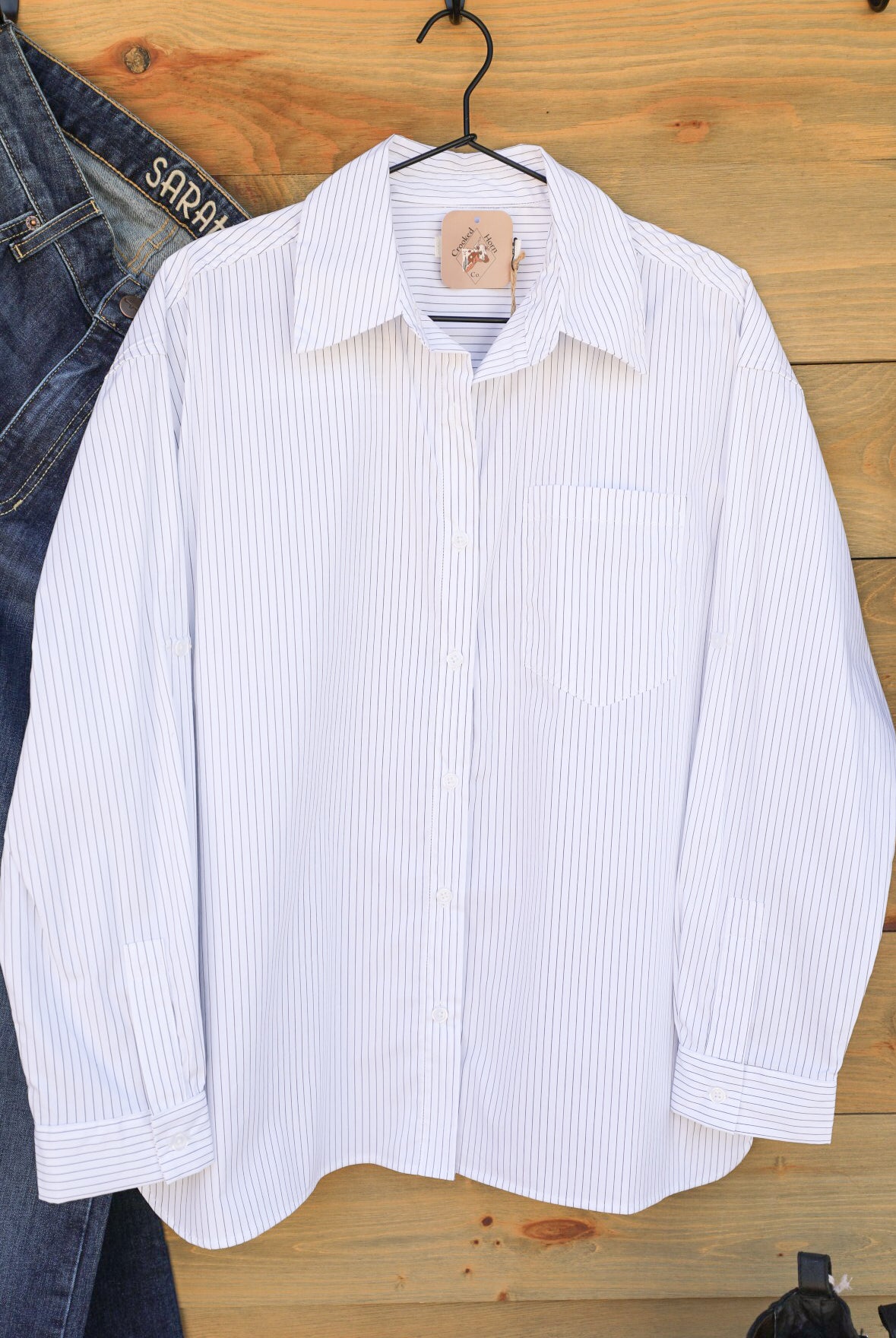 The Annalise Top-Shirts-Crooked Horn Company, Online Women's Fashion Boutique in San Tan Valley, Arizona 85140