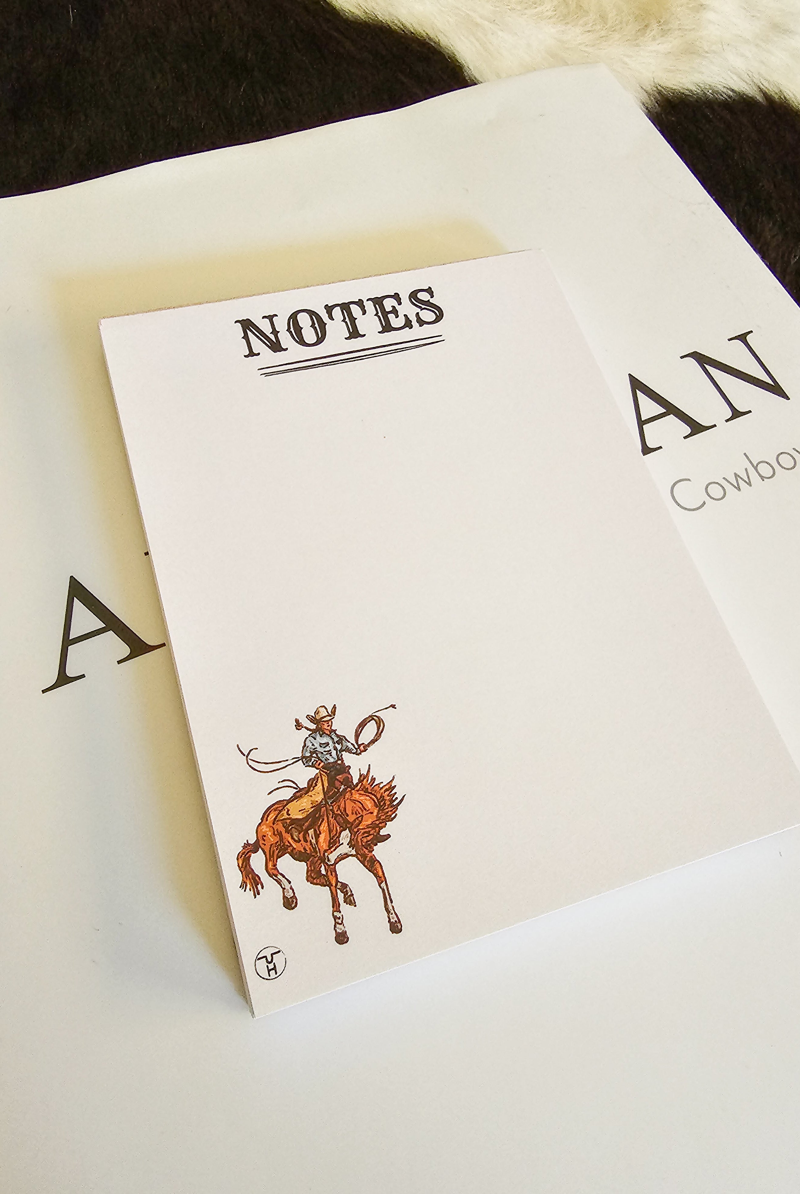 Western Notepad-Stationery-Crooked Horn Company, Online Women's Fashion Boutique in San Tan Valley, Arizona 85140