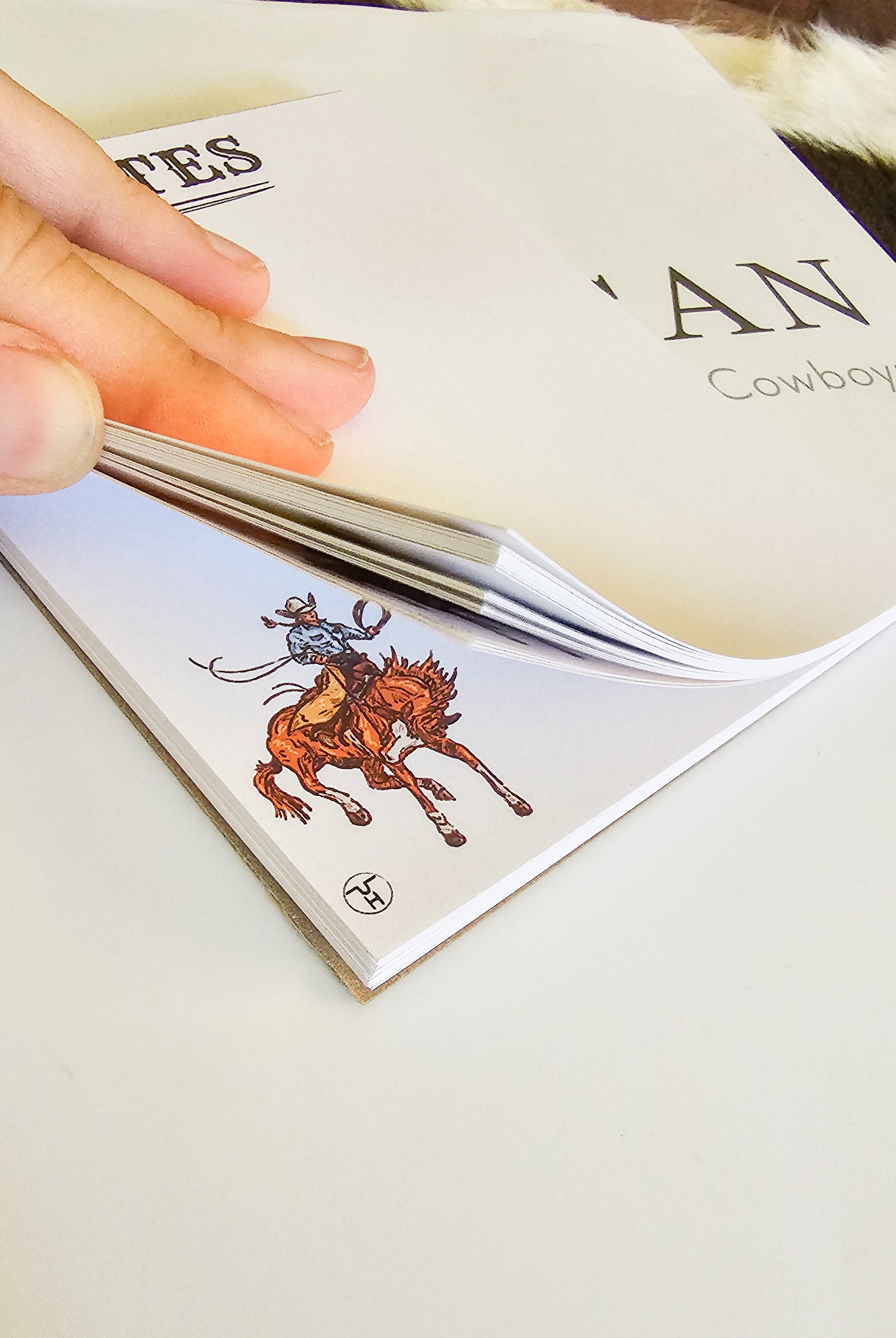 Western Notepad-Stationery-Crooked Horn Company, Online Women's Fashion Boutique in San Tan Valley, Arizona 85140