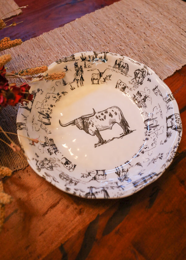 Ranch Serving Bowl-Home Goods-Crooked Horn Company, Online Women's Fashion Boutique in San Tan Valley, Arizona 85140