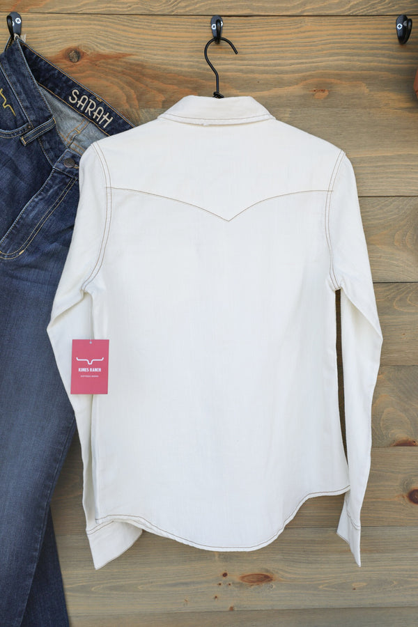 Kaycee Winter White Top-Shirts-Crooked Horn Company, Online Women's Fashion Boutique in San Tan Valley, Arizona 85140