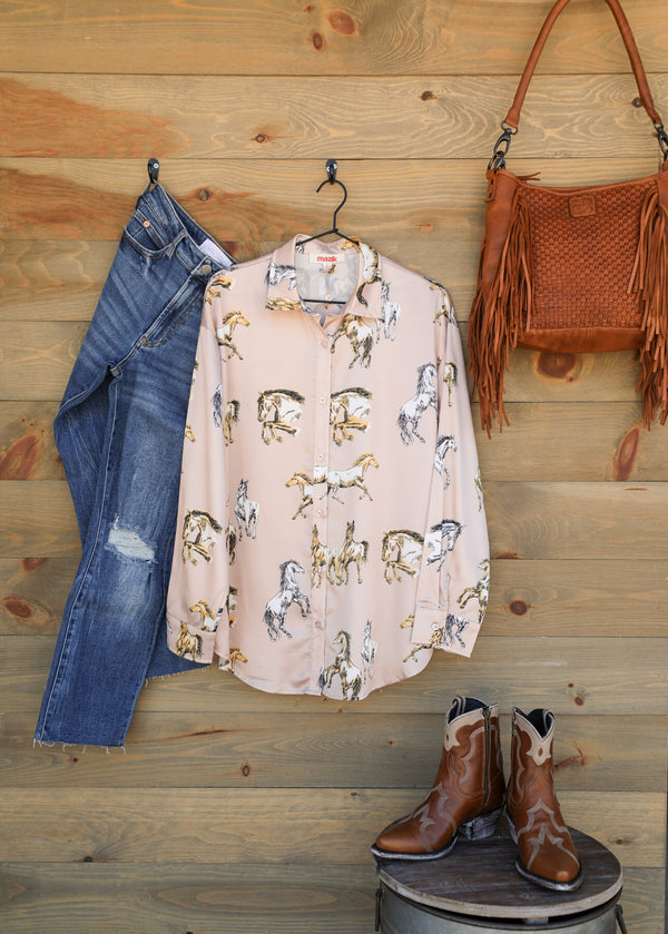 Ranchos De Taos Top-Shirts-Crooked Horn Company, Online Women's Fashion Boutique in San Tan Valley, Arizona 85140