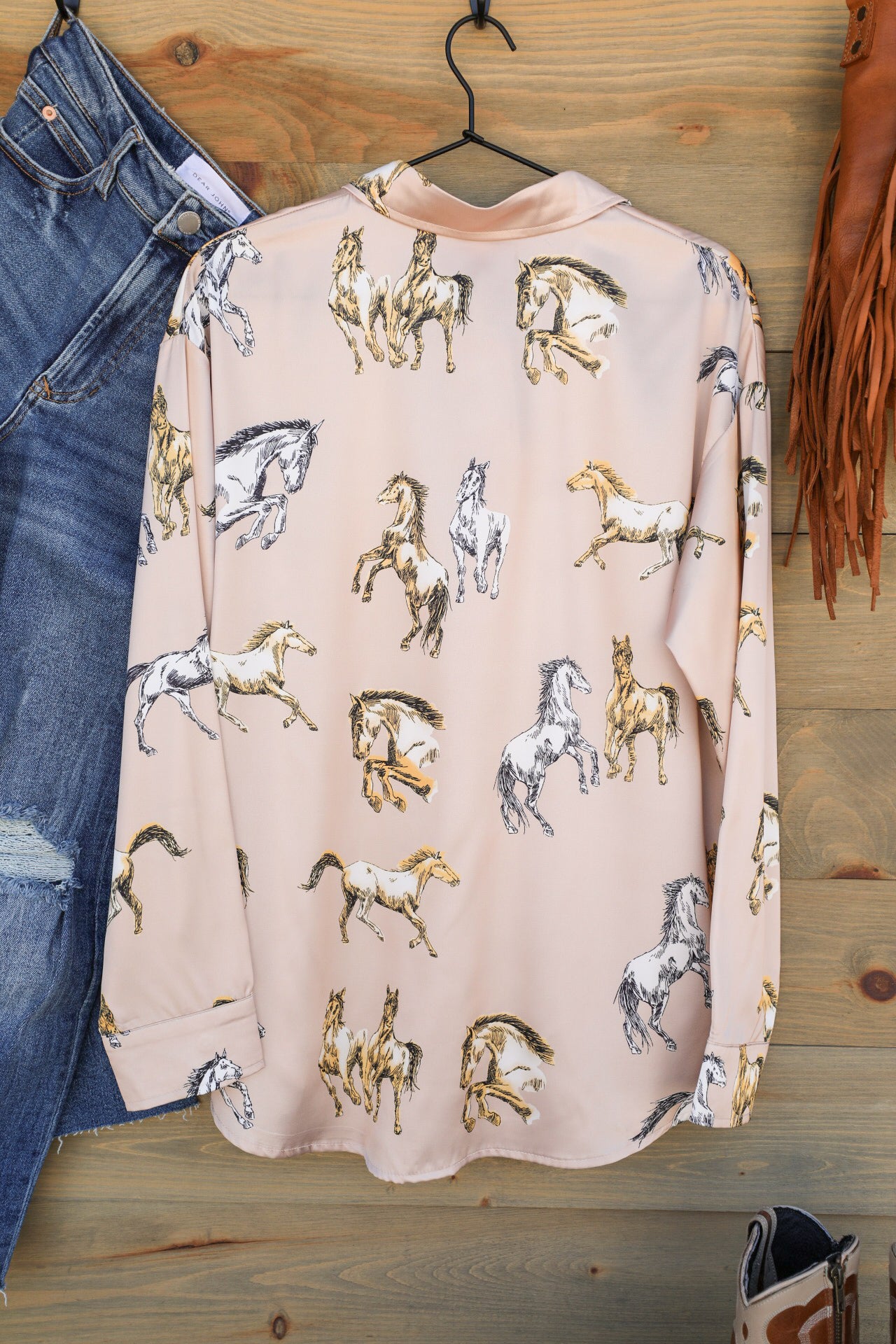 Ranchos De Taos Top-Shirts-Crooked Horn Company, Online Women's Fashion Boutique in San Tan Valley, Arizona 85140