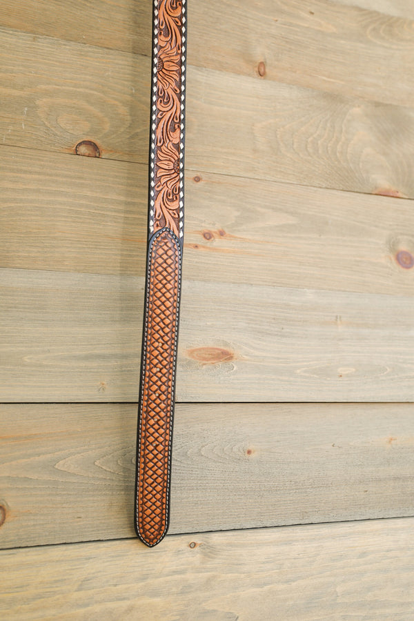 Floral Sunflower Belt-Accessories-Crooked Horn Company, Online Women's Fashion Boutique in San Tan Valley, Arizona 85140