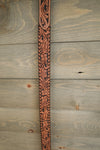 Flower Tooled Belt-Accessories-Crooked Horn Company, Online Women's Fashion Boutique in San Tan Valley, Arizona 85140