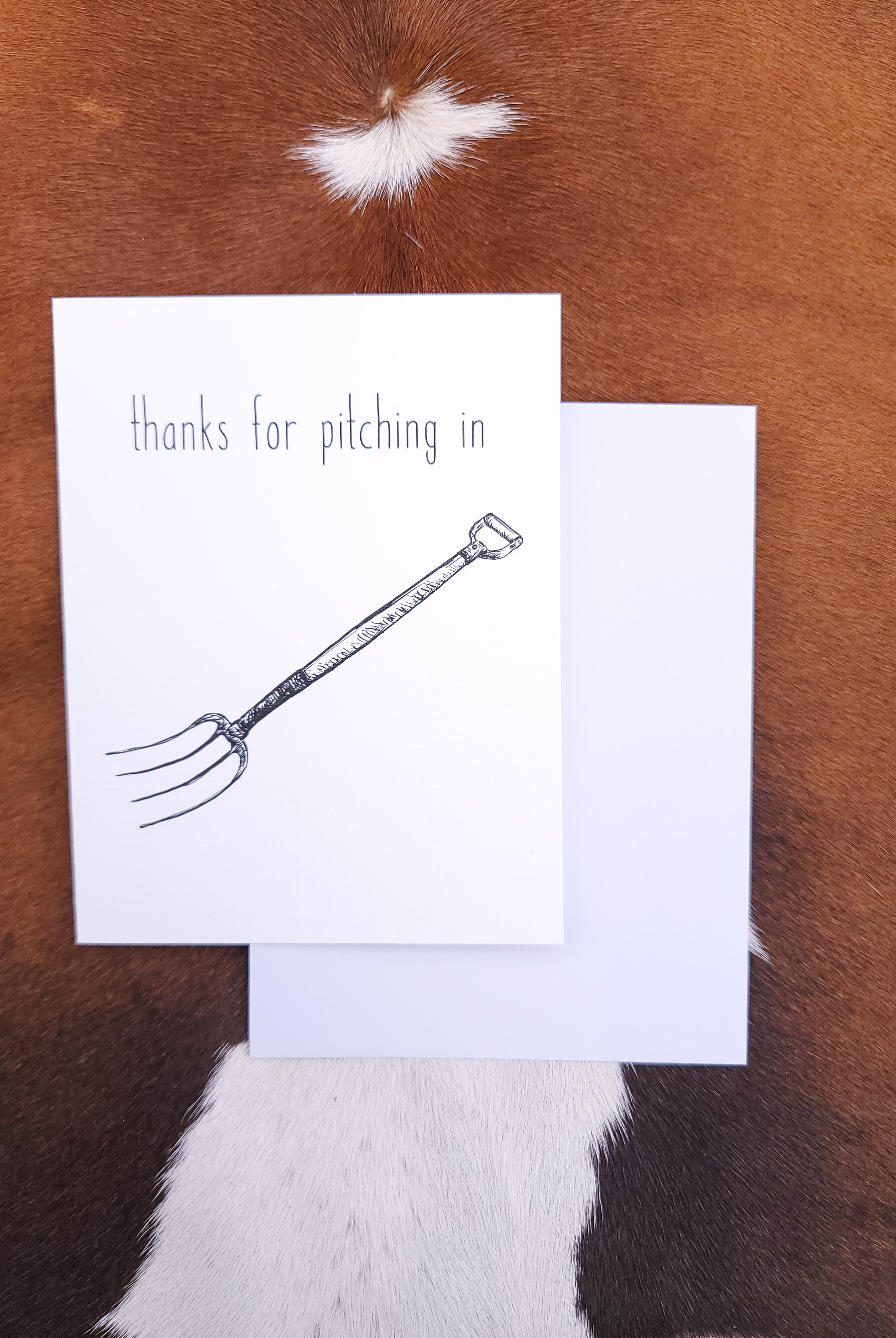 Thanks for Pitching In-Stationery-Crooked Horn Company, Online Women's Fashion Boutique in San Tan Valley, Arizona 85140