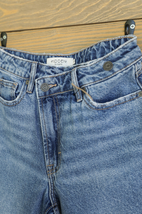Tracey Crossover Jeans-Pants-Crooked Horn Company, Online Women's Fashion Boutique in San Tan Valley, Arizona 85140