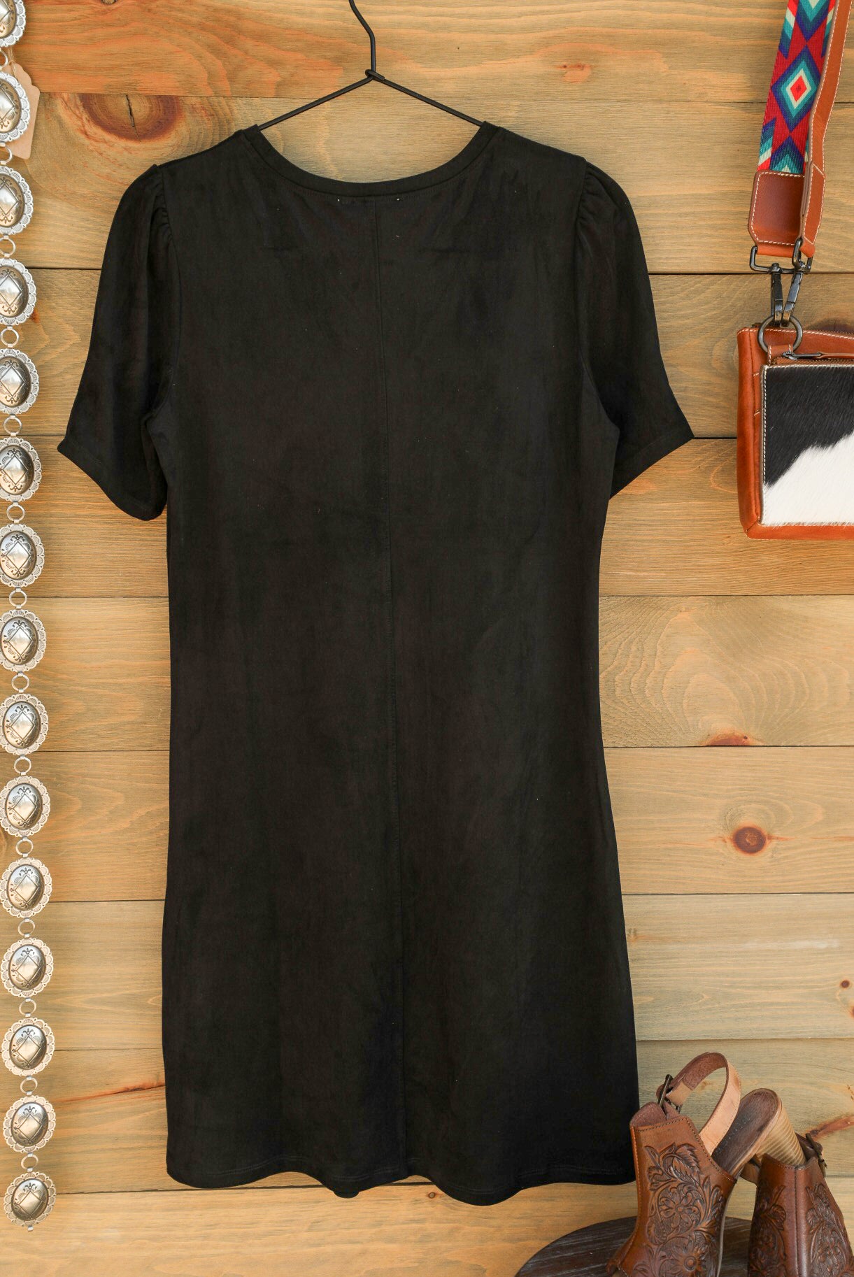 Demi Black Dress-Dresses-Crooked Horn Company, Online Women's Fashion Boutique in San Tan Valley, Arizona 85140
