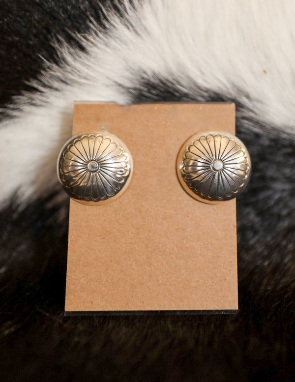 Burst Concho Earrings-Jewelry-Crooked Horn Company, Online Women's Fashion Boutique in San Tan Valley, Arizona 85140