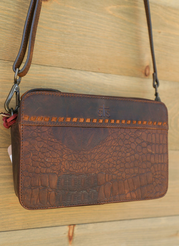 Catalina Croc Crossbody Purse-Purses/Bags-Crooked Horn Company, Online Women's Fashion Boutique in San Tan Valley, Arizona 85140