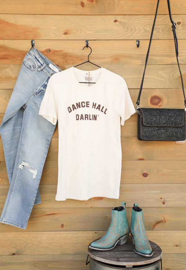 Dance Hall Darlin' Tee-Graphic Tee-Crooked Horn Company, Online Women's Fashion Boutique in San Tan Valley, Arizona 85140