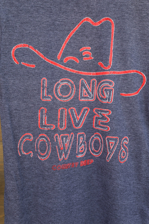 Live Cowboys Tee-Graphic Tee-Crooked Horn Company, Online Women's Fashion Boutique in San Tan Valley, Arizona 85140