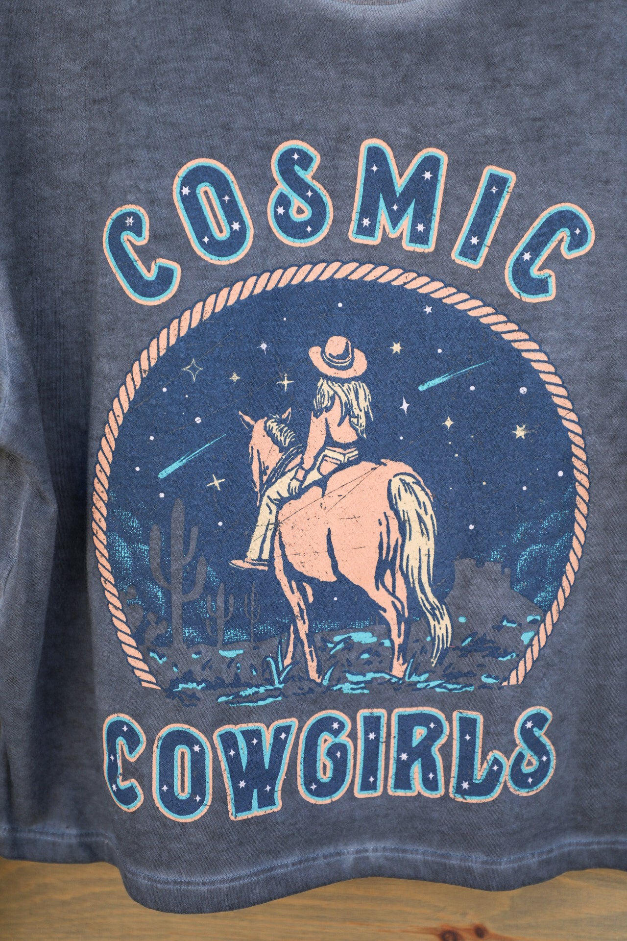 Cosmic Cowgirl Tee-Graphic Tee-Crooked Horn Company, Online Women's Fashion Boutique in San Tan Valley, Arizona 85140