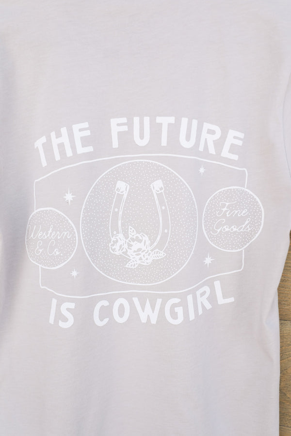 Future Cowgirl Tee-Graphic Tee-Crooked Horn Company, Online Women's Fashion Boutique in San Tan Valley, Arizona 85140