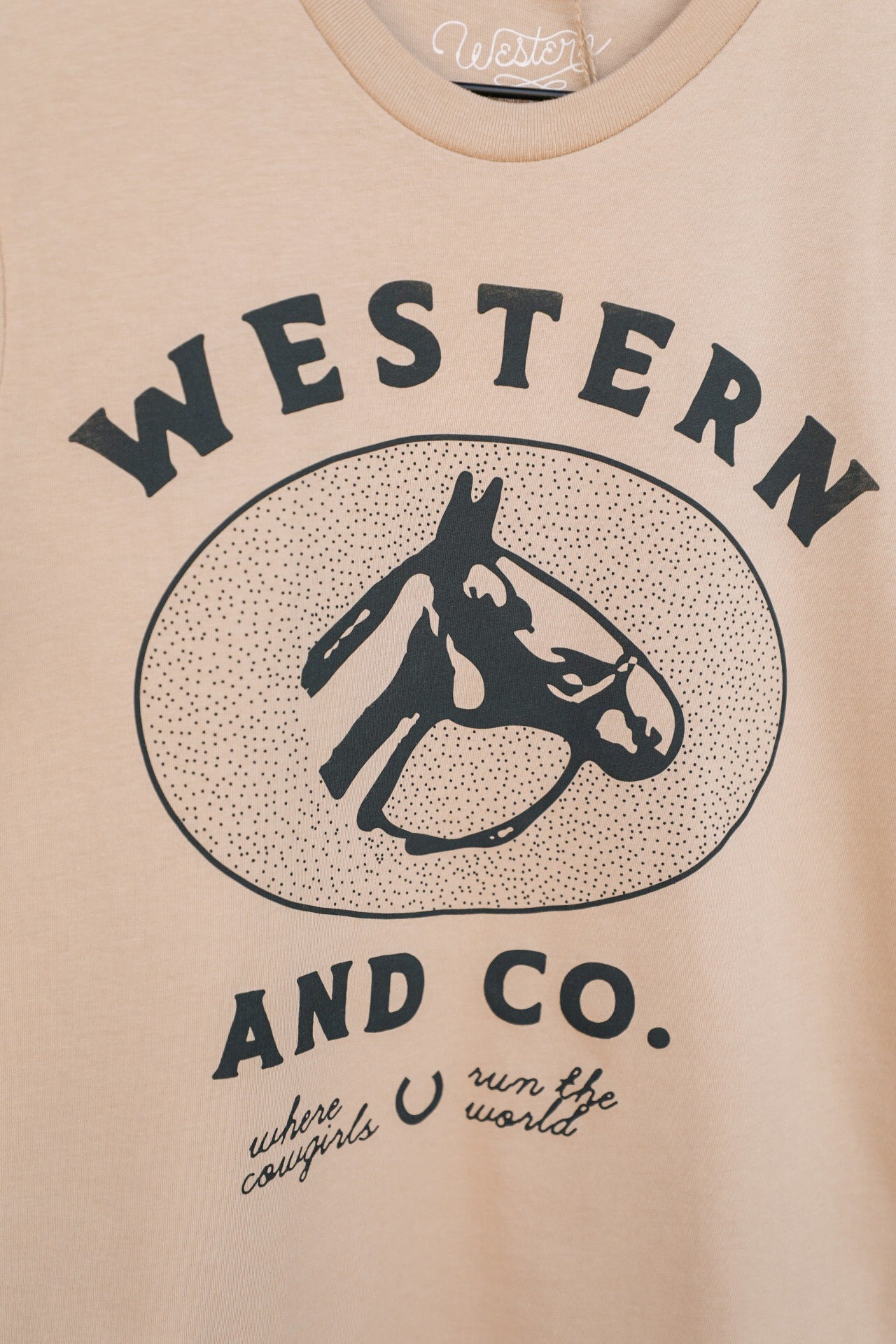 Horse Head Tee-Graphic Tee-Crooked Horn Company, Online Women's Fashion Boutique in San Tan Valley, Arizona 85140