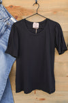 Scarlette Top Black-Shirts-Crooked Horn Company, Online Women's Fashion Boutique in San Tan Valley, Arizona 85140
