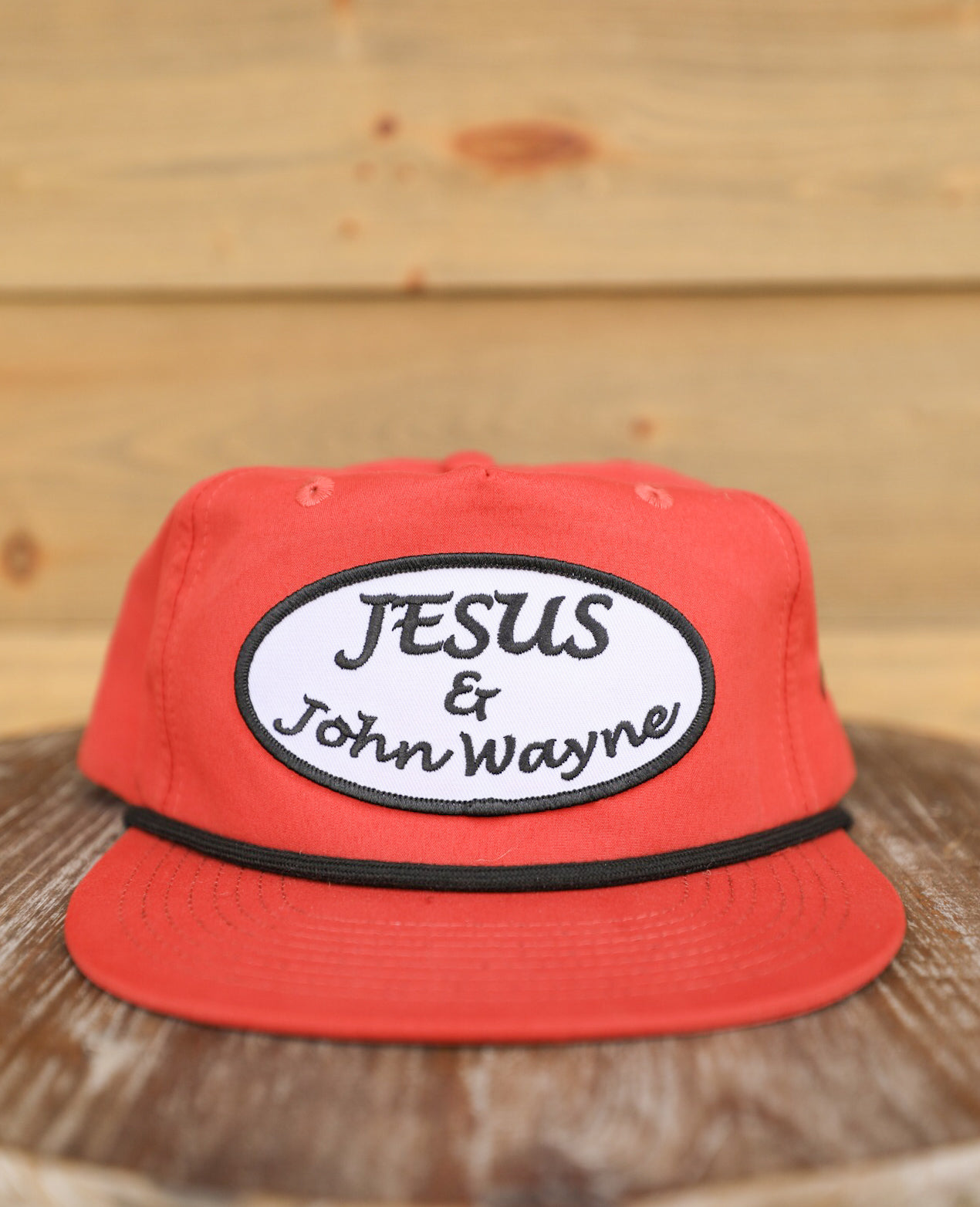 Jesus & John Wayne Hat-Accessories-Crooked Horn Company, Online Women's Fashion Boutique in San Tan Valley, Arizona 85140