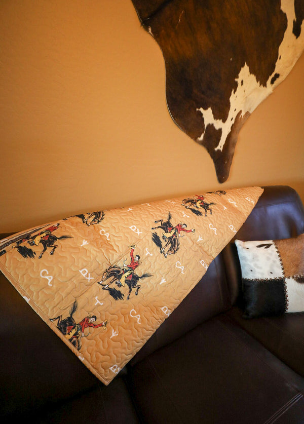 Lazy J Baby Blanket-Home Goods-Crooked Horn Company, Online Women's Fashion Boutique in San Tan Valley, Arizona 85140